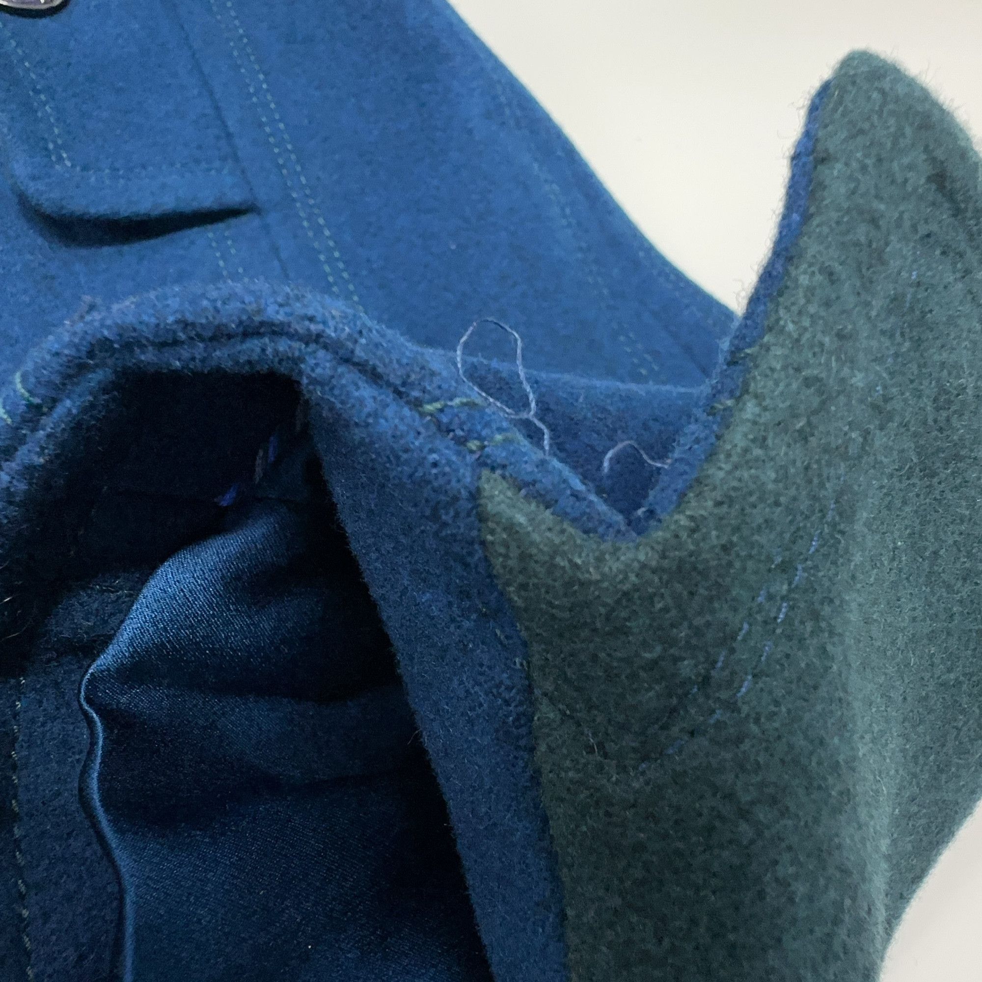 Chanel Chanel Blue Wool Double Breasted Coat Size 42 Size M / US 6-8 / IT 42-44 - 6 Thumbnail