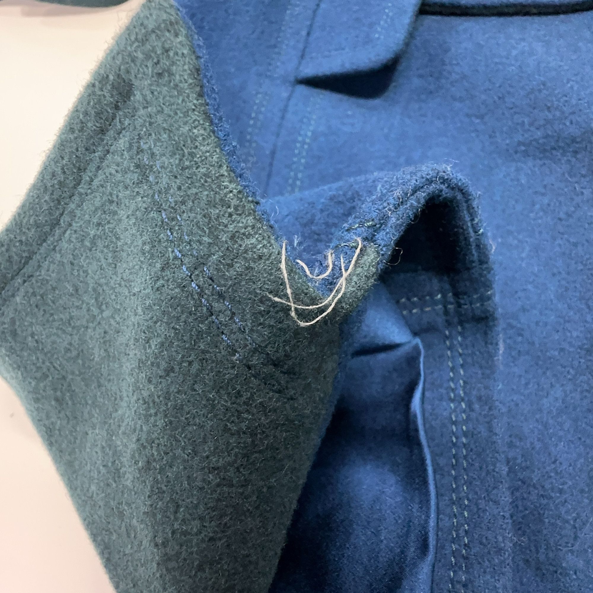 Chanel Chanel Blue Wool Double Breasted Coat Size 42 Size M / US 6-8 / IT 42-44 - 5 Thumbnail