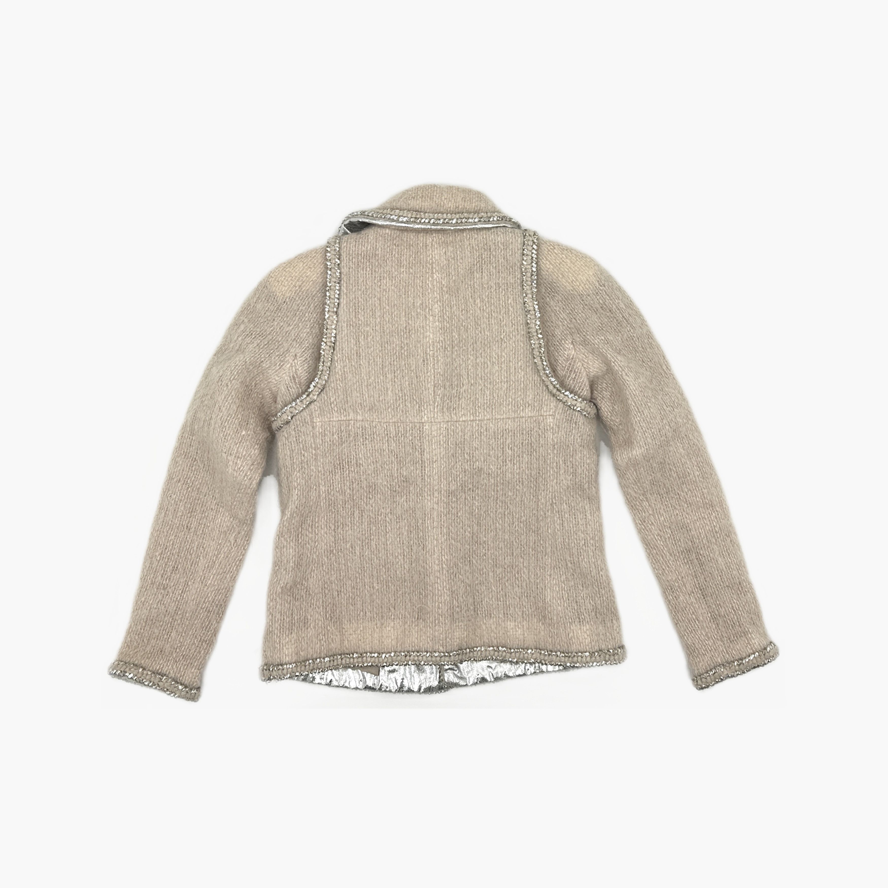 Chanel CHANEL Pink Wool Knit Jacket Size 36 Size XS / US 0-2 / IT 36-38 - 2 Thumbnail