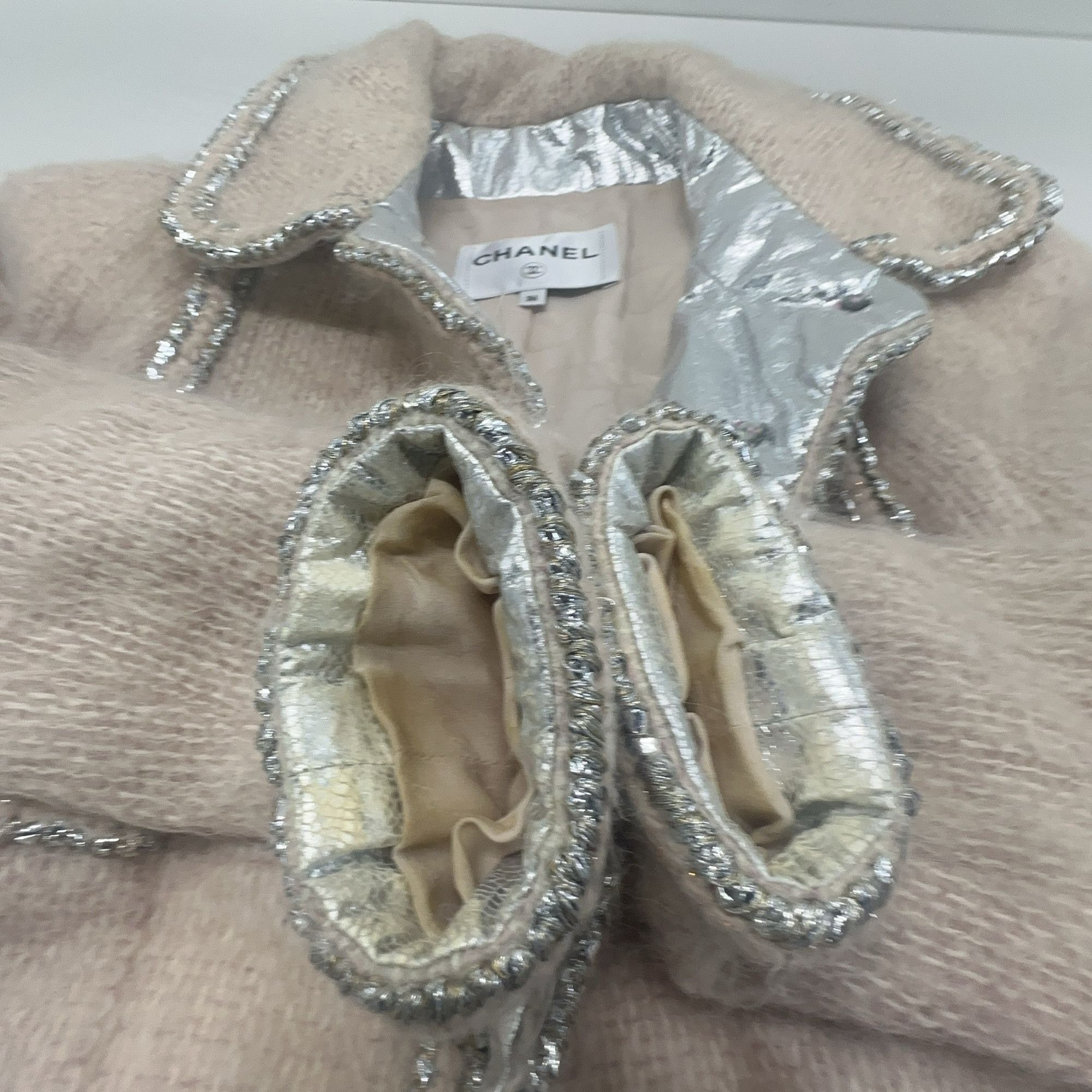 Chanel CHANEL Pink Wool Knit Jacket Size 36 Size XS / US 0-2 / IT 36-38 - 5 Thumbnail
