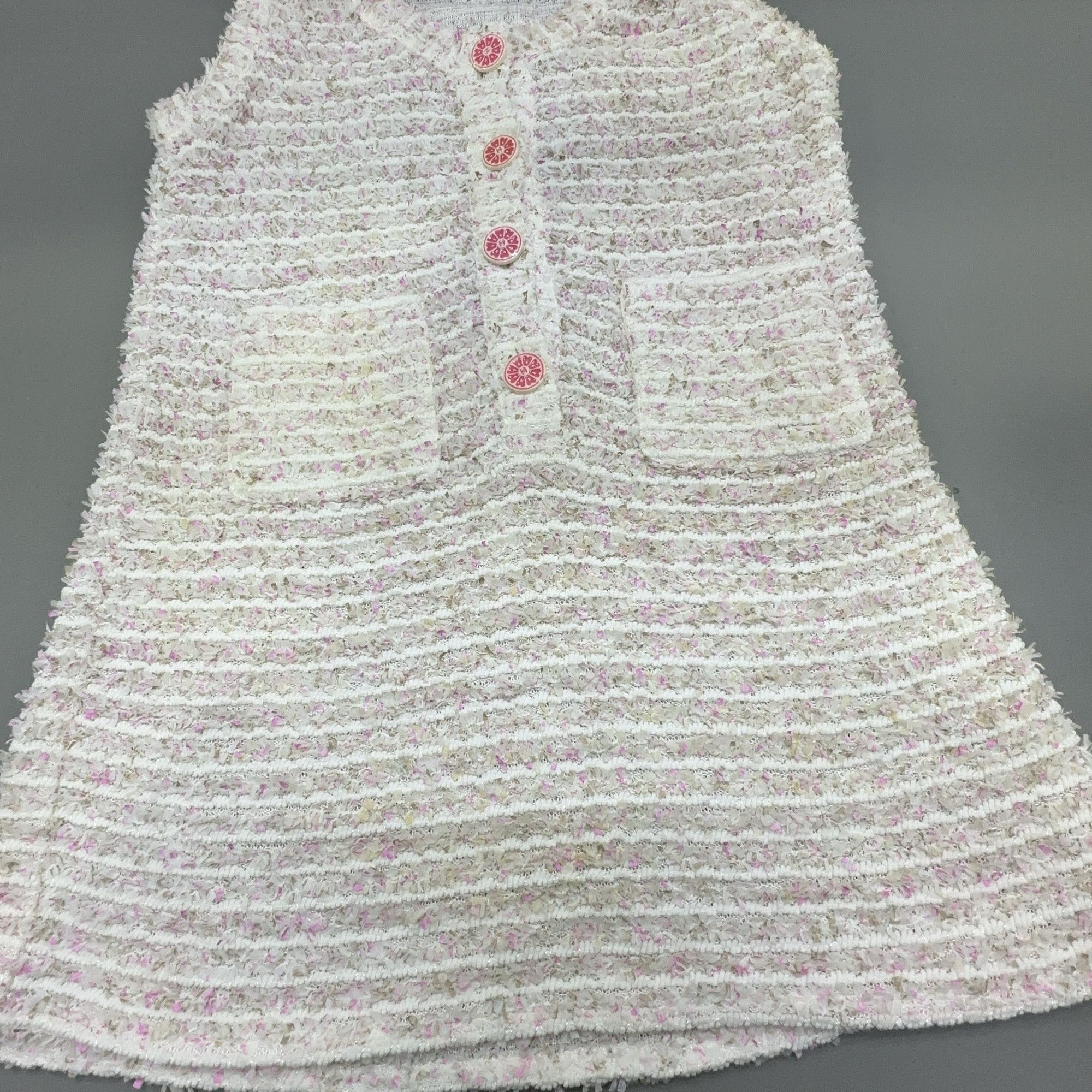 Chanel Chanel Tweed Sleeveless Button Up Size 38 Size S / US 4 / IT 40 - 4 Thumbnail