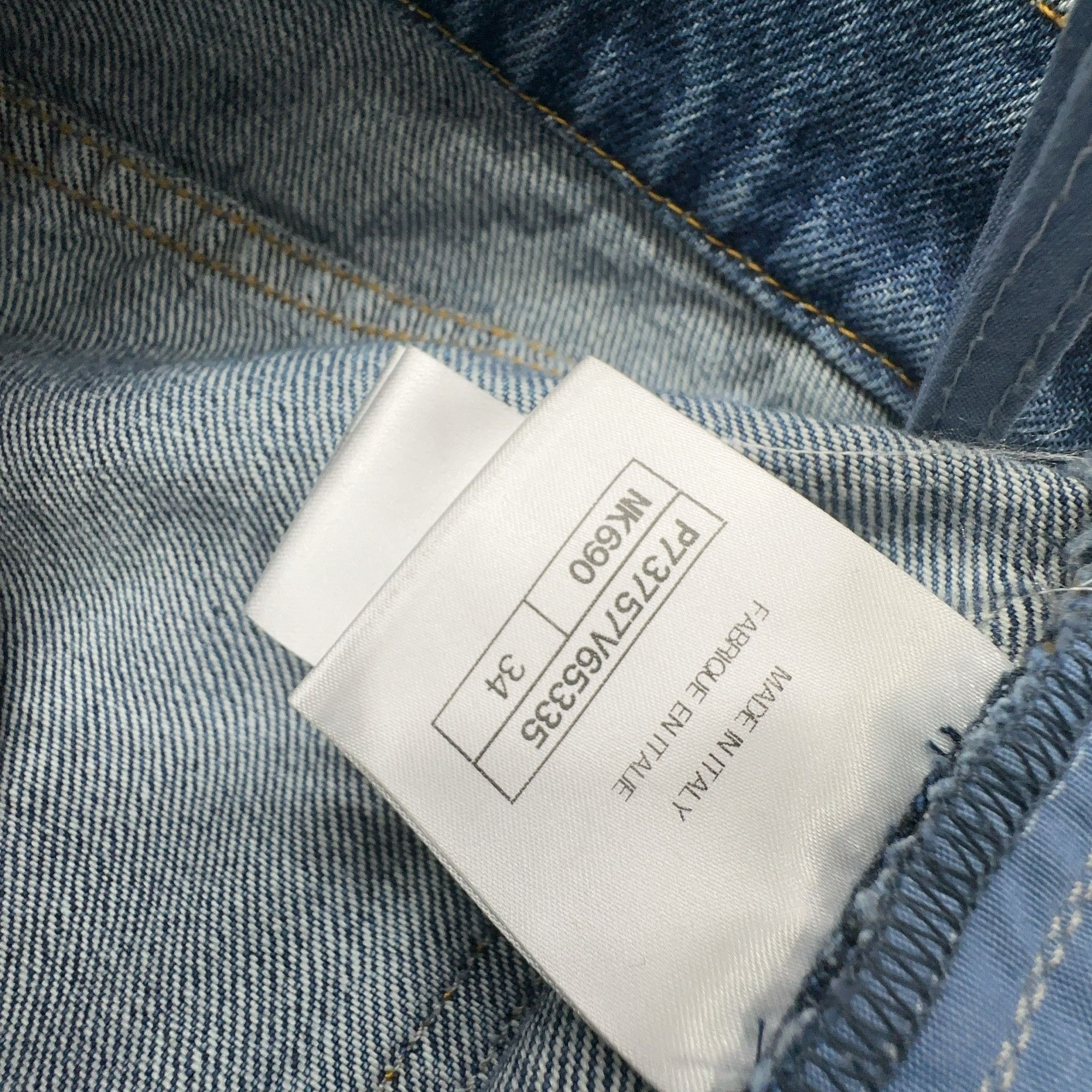 Chanel Chanel Blue Denim Jeans Size 34 Size 25" / US 0 / IT 36 - 8 Thumbnail
