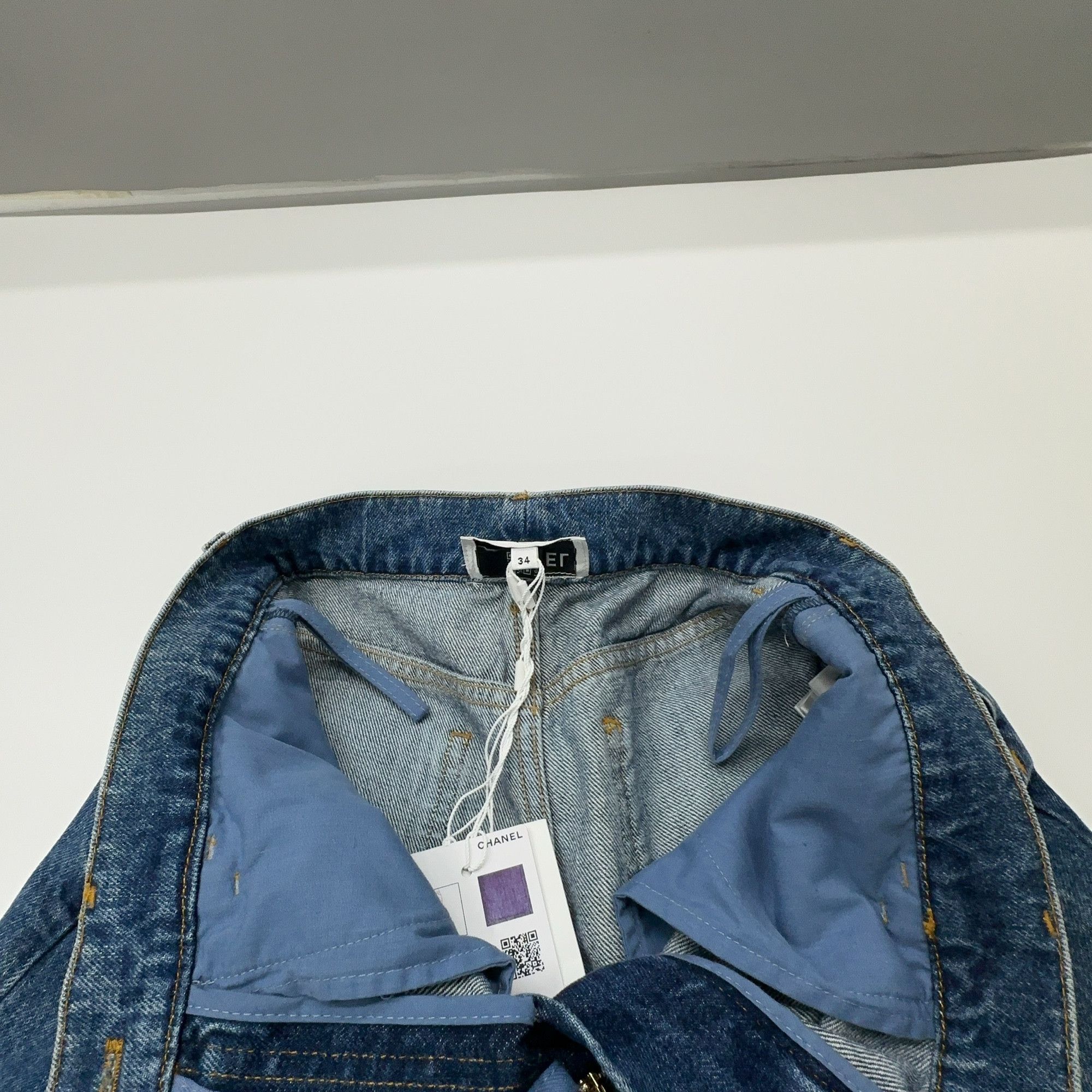 Chanel Chanel Blue Denim Jeans Size 34 Size 25" / US 0 / IT 36 - 5 Thumbnail