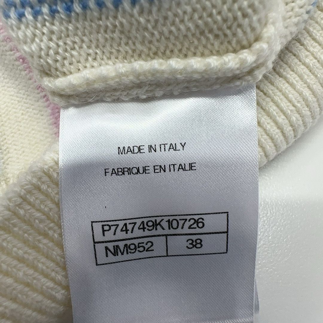 Chanel Chanel Striped Logo Knit Sweater Size 38 Size S / US 4 / IT 40 - 3 Thumbnail