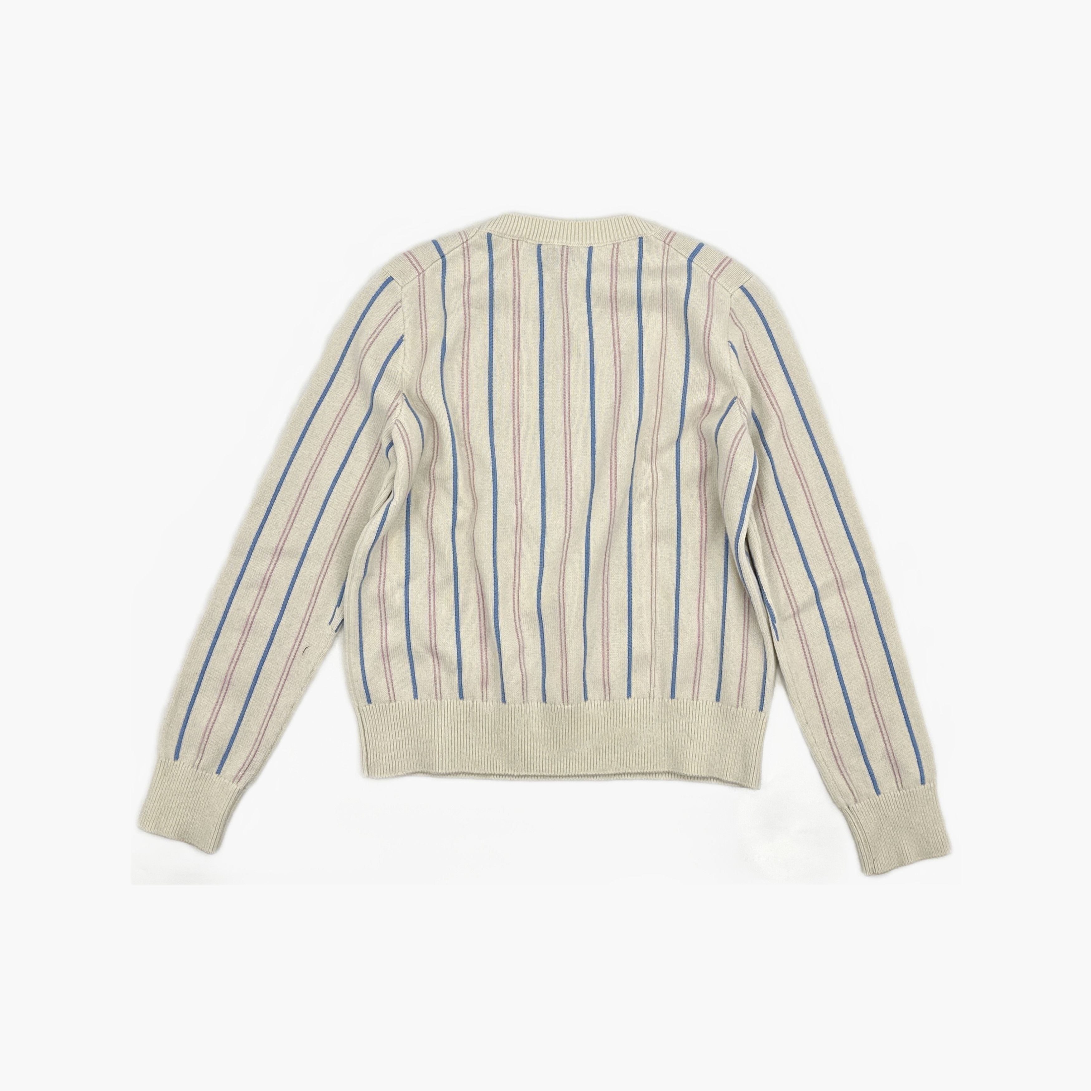 Chanel Chanel Striped Logo Knit Sweater Size 38 Size S / US 4 / IT 40 - 2 Thumbnail