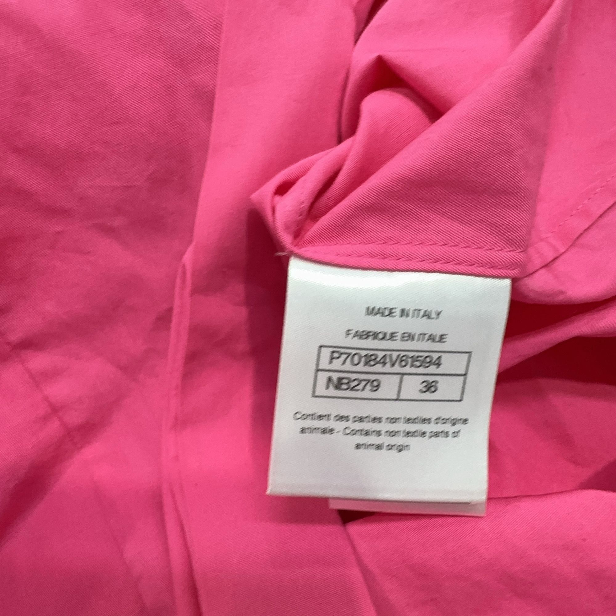 Chanel Chanel Pink Cotton Button Up Shirt Size 36 Size XS / US 0-2 / IT 36-38 - 4 Thumbnail