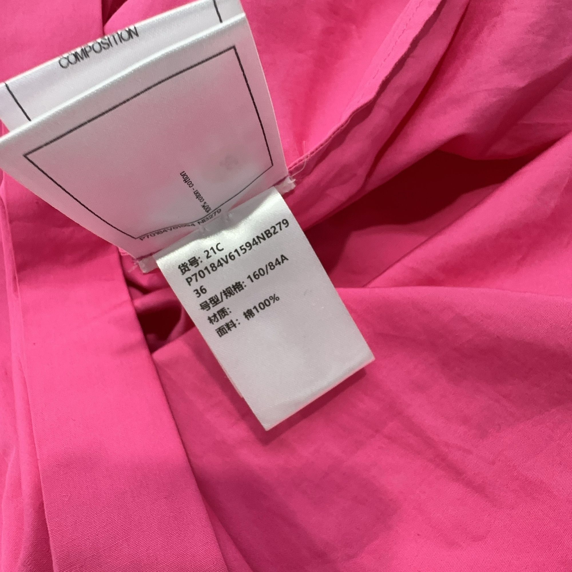 Chanel Chanel Pink Cotton Button Up Shirt Size 36 Size XS / US 0-2 / IT 36-38 - 6 Thumbnail