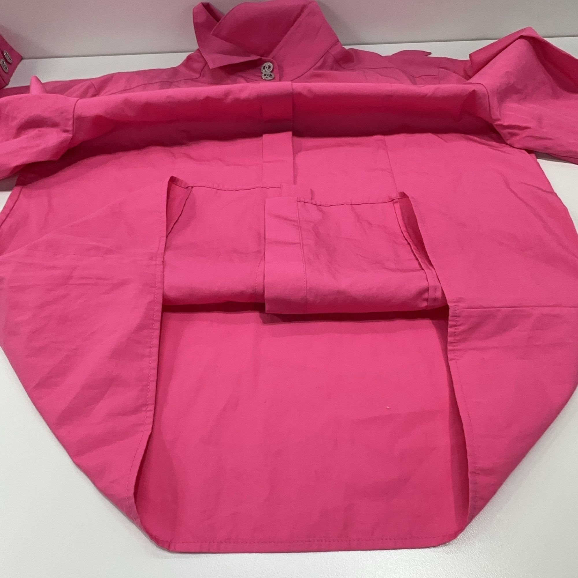 Chanel Chanel Pink Cotton Button Up Shirt Size 36 Size XS / US 0-2 / IT 36-38 - 10 Thumbnail