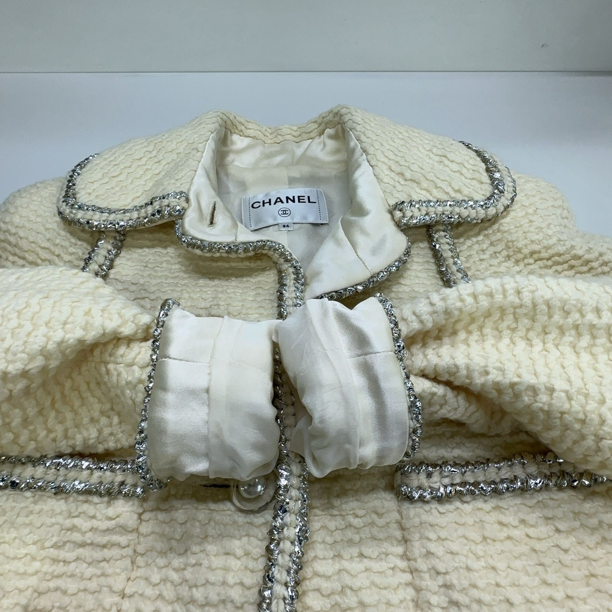 Chanel Chanel Wool Blend Tweed Jacket Size 34 Size XS / US 0-2 / IT 36-38 - 10 Thumbnail