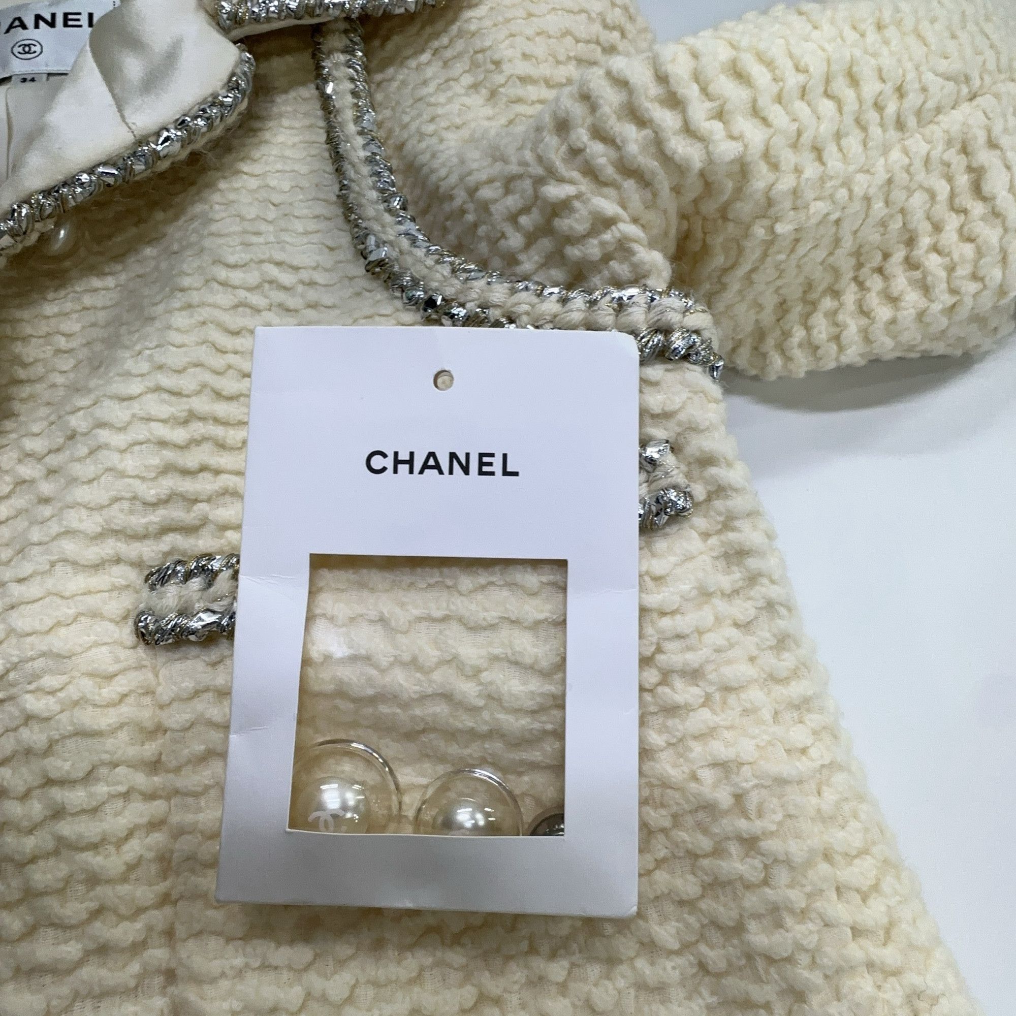 Chanel Chanel Wool Blend Tweed Jacket Size 34 Size XS / US 0-2 / IT 36-38 - 6 Thumbnail