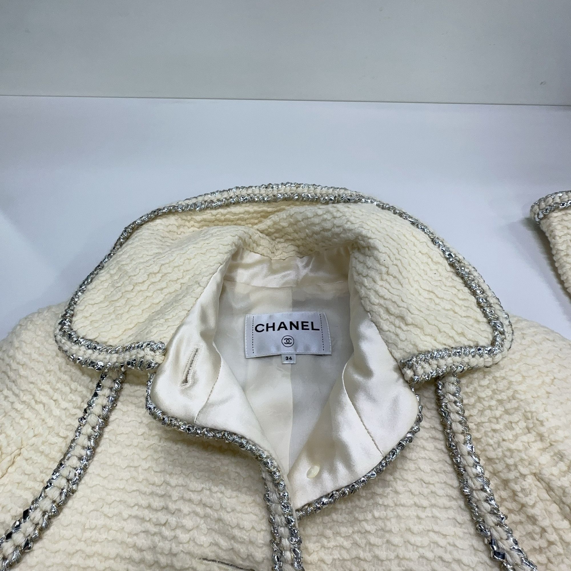 Chanel Chanel Wool Blend Tweed Jacket Size 34 Size XS / US 0-2 / IT 36-38 - 8 Thumbnail