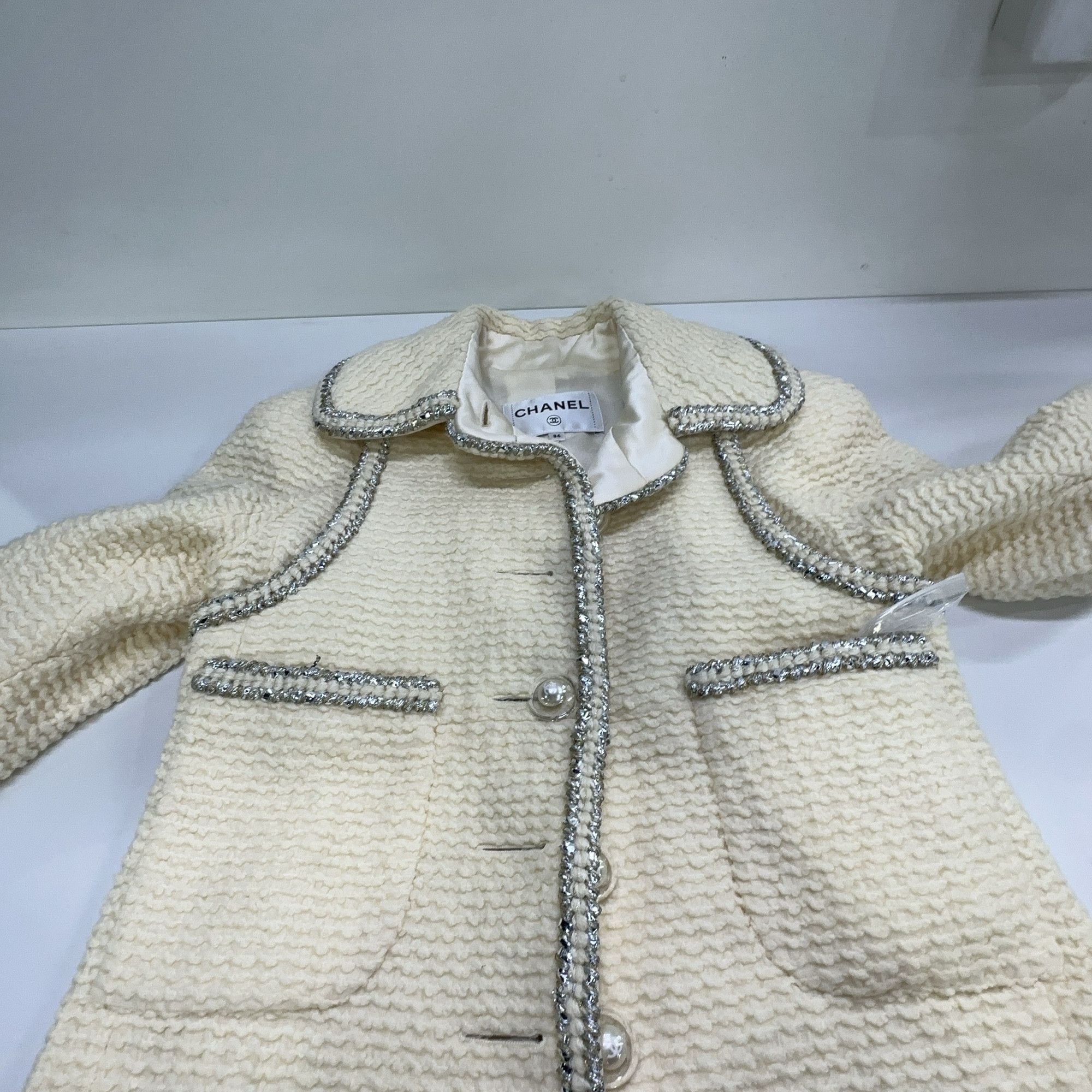 Chanel Chanel Wool Blend Tweed Jacket Size 34 Size XS / US 0-2 / IT 36-38 - 11 Thumbnail
