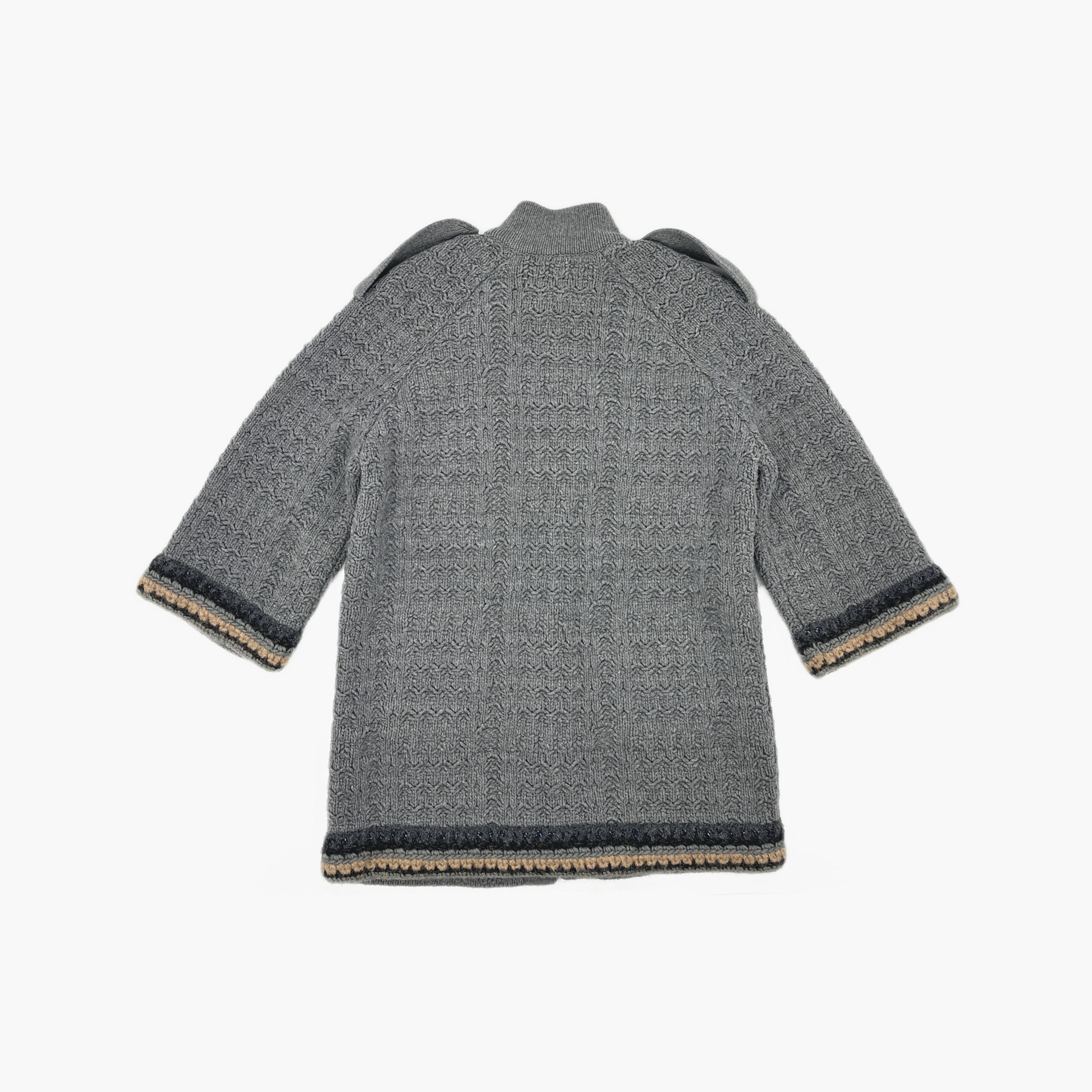 Chanel Chanel Gray Cashmere Wool Knit Dress Size 34 Size XS / US 0-2 / IT 36-38 - 2 Thumbnail