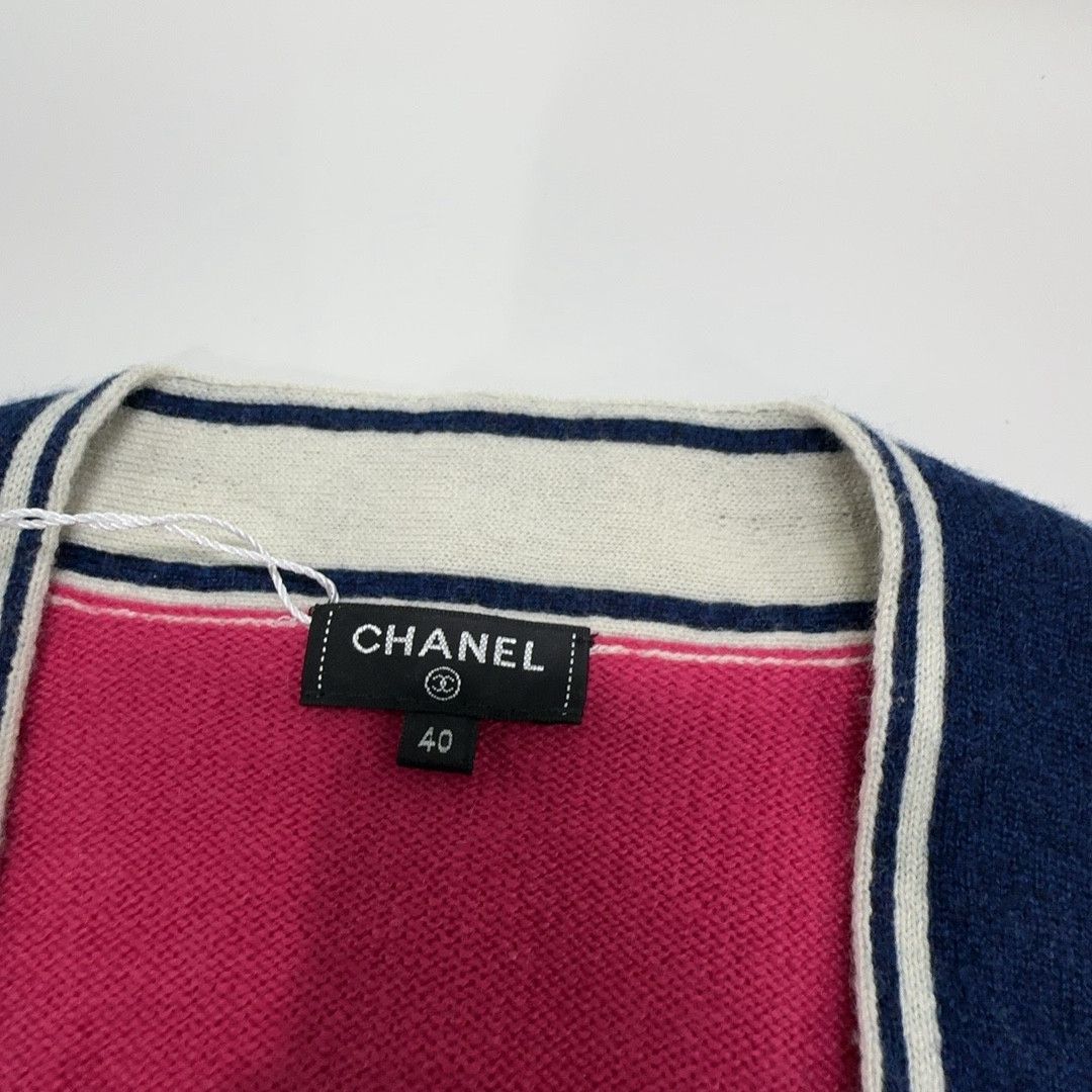 Chanel Chanel Logo Button Cardigan Size 40 Size M / US 6-8 / IT 42-44 - 3 Thumbnail