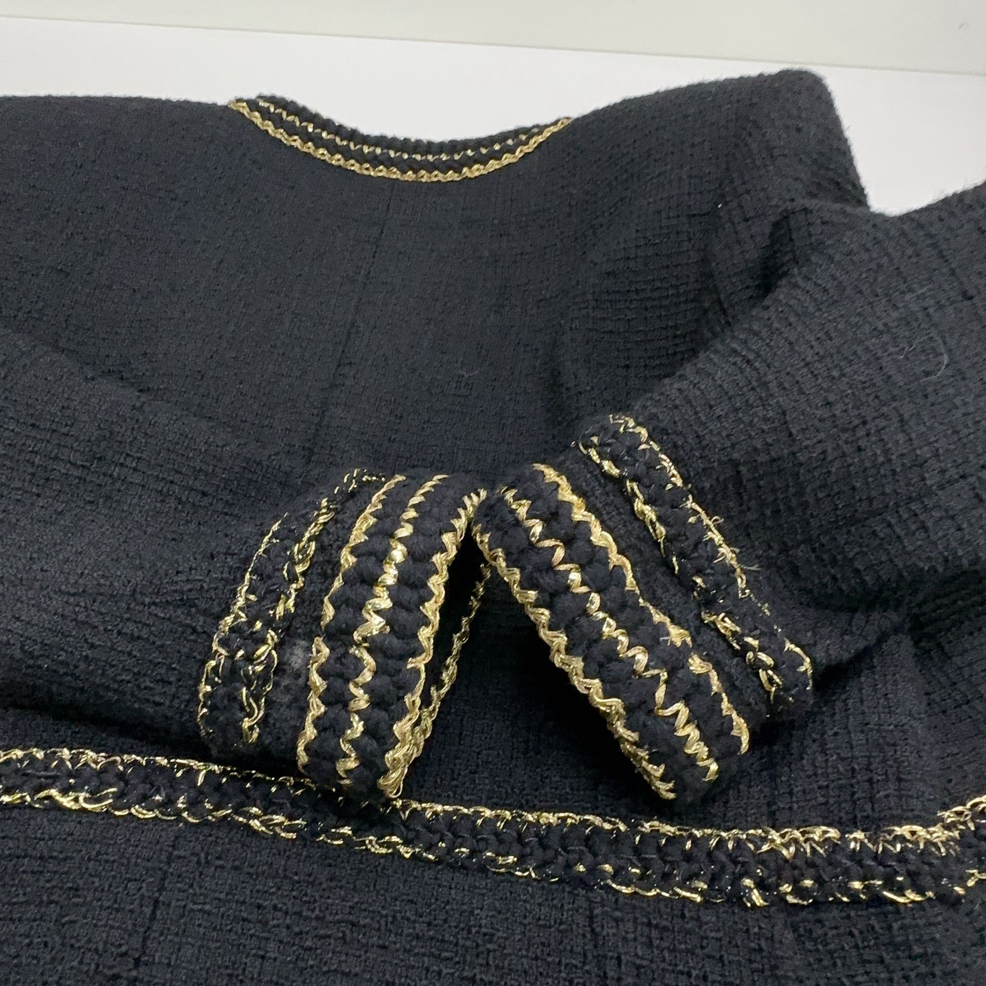 Chanel Chanel Tweed Blazer Black Size 34 Size XS / US 0-2 / IT 36-38 - 10 Thumbnail