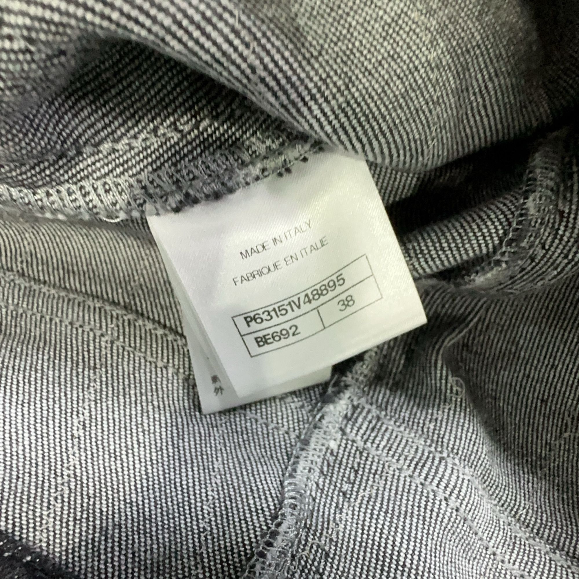 Chanel Chanel Pinstripe Denim Jeans Size 38 Size 27" / US 4 / IT 40 - 4 Thumbnail