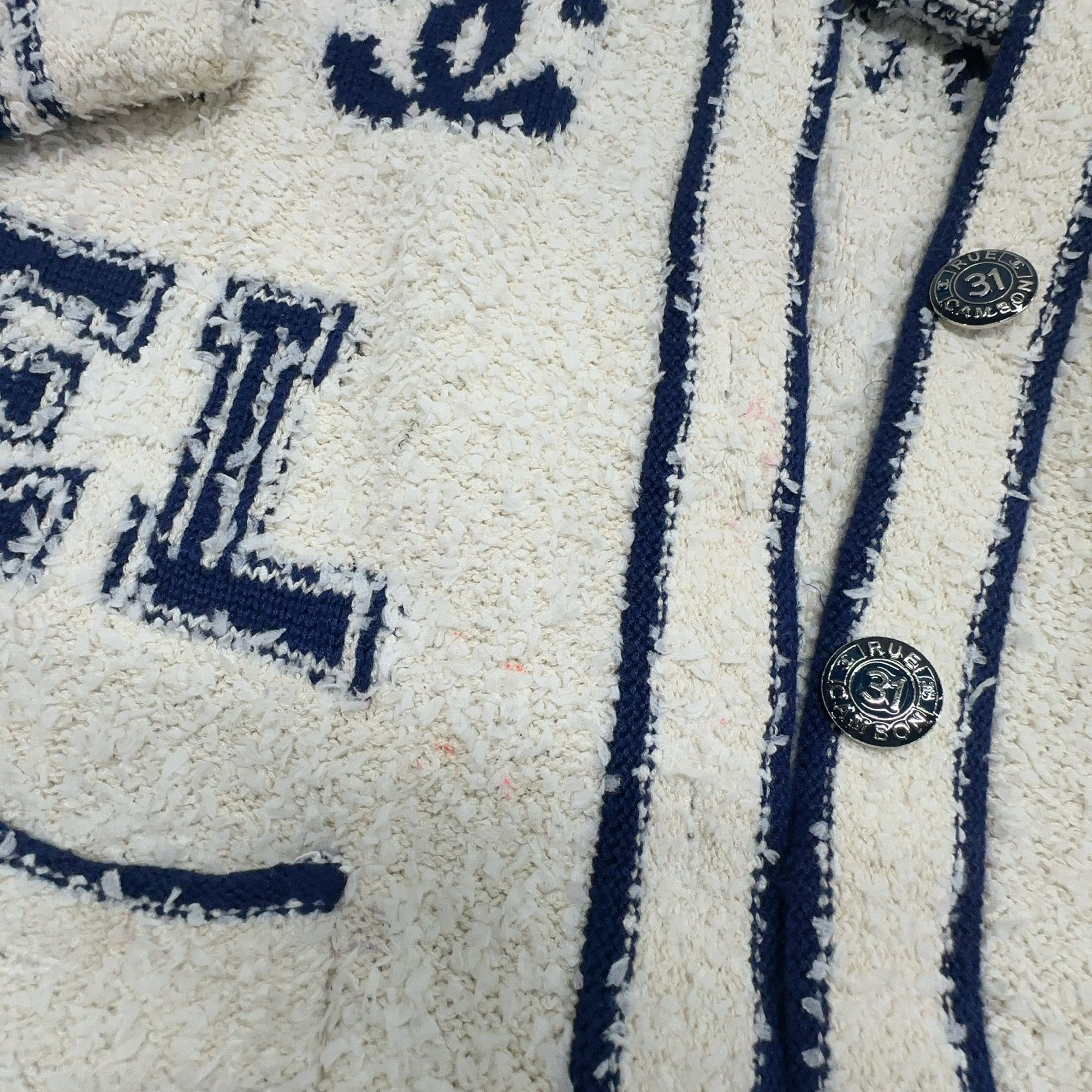 Chanel Chanel Logo Knit Cardigan Size 36 Size XS / US 0-2 / IT 36-38 - 5 Thumbnail