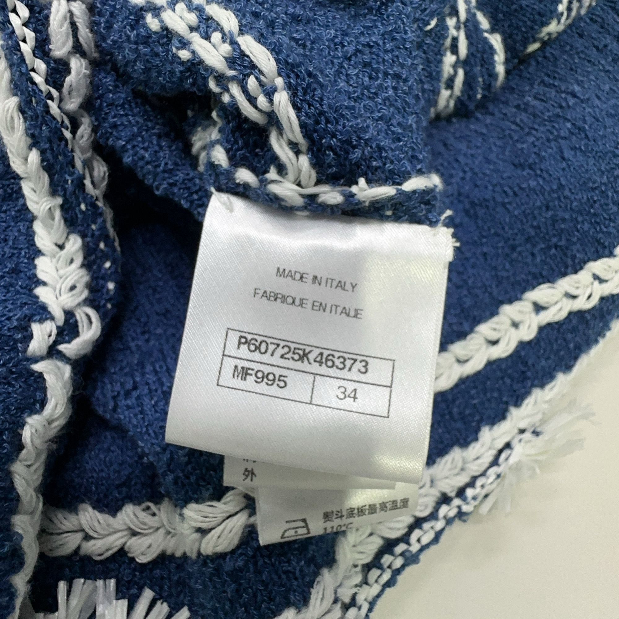 Chanel CHANEL Striped Knit Mini Dress Size 34 Size XS / US 0-2 / IT 36-38 - 5 Thumbnail