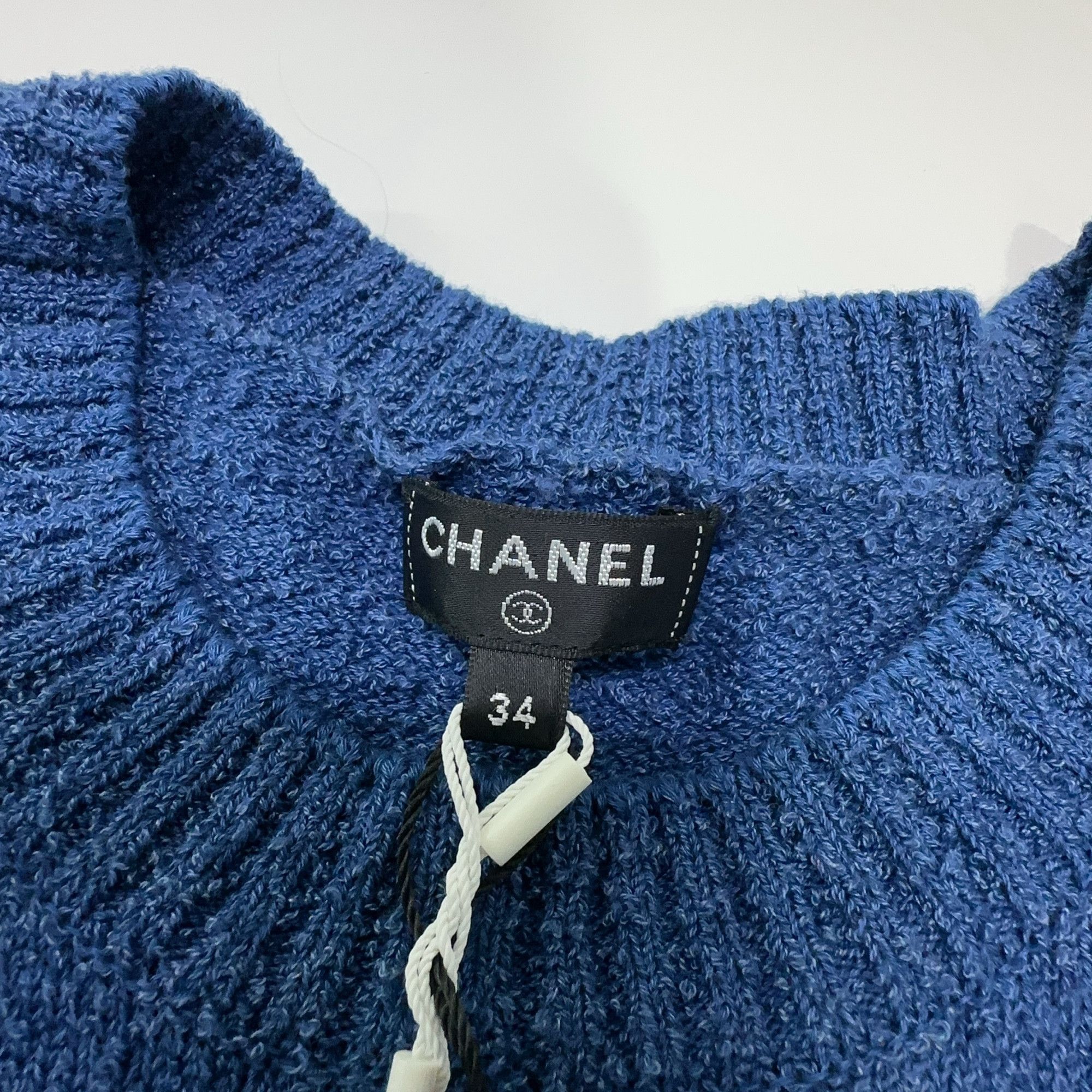 Chanel CHANEL Striped Knit Mini Dress Size 34 Size XS / US 0-2 / IT 36-38 - 3 Thumbnail