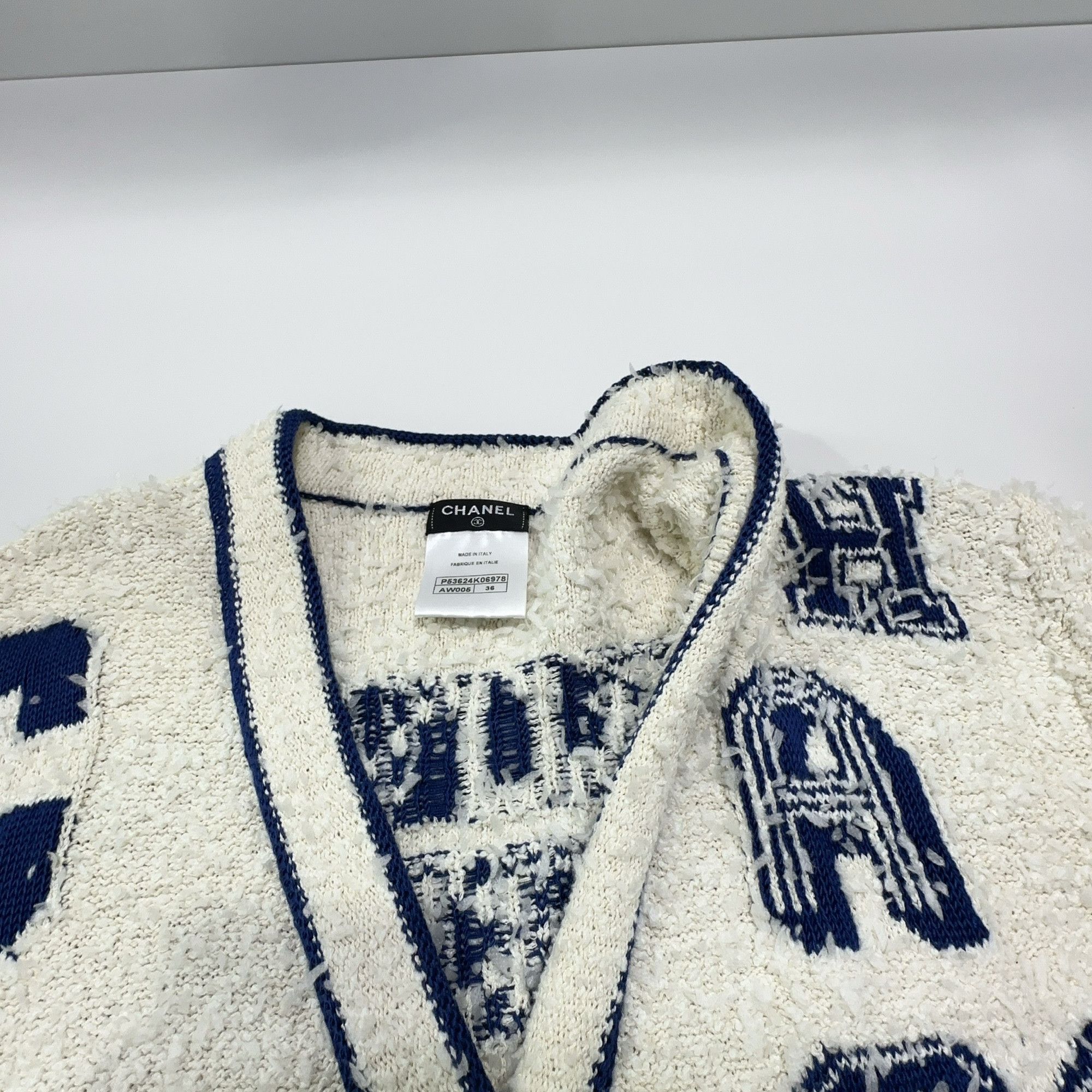 Chanel Chanel Graphic Knit Cardigan Size 36 Size XS / US 0-2 / IT 36-38 - 6 Thumbnail