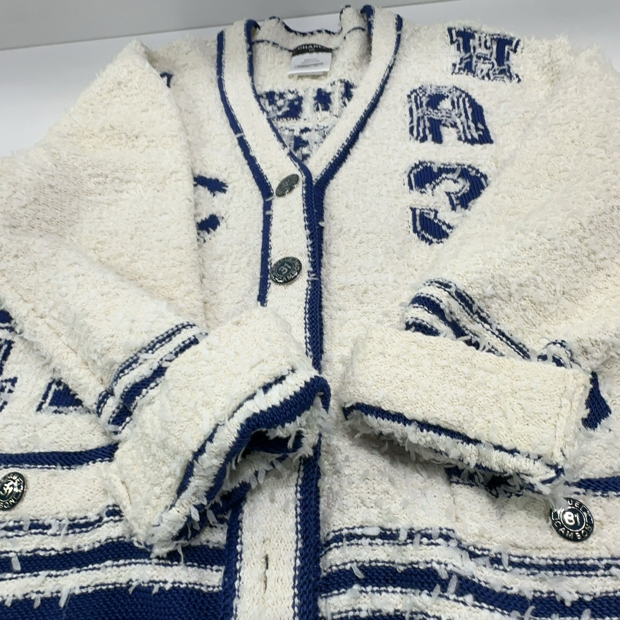 Chanel Chanel Graphic Knit Cardigan Size 36 Size XS / US 0-2 / IT 36-38 - 10 Thumbnail