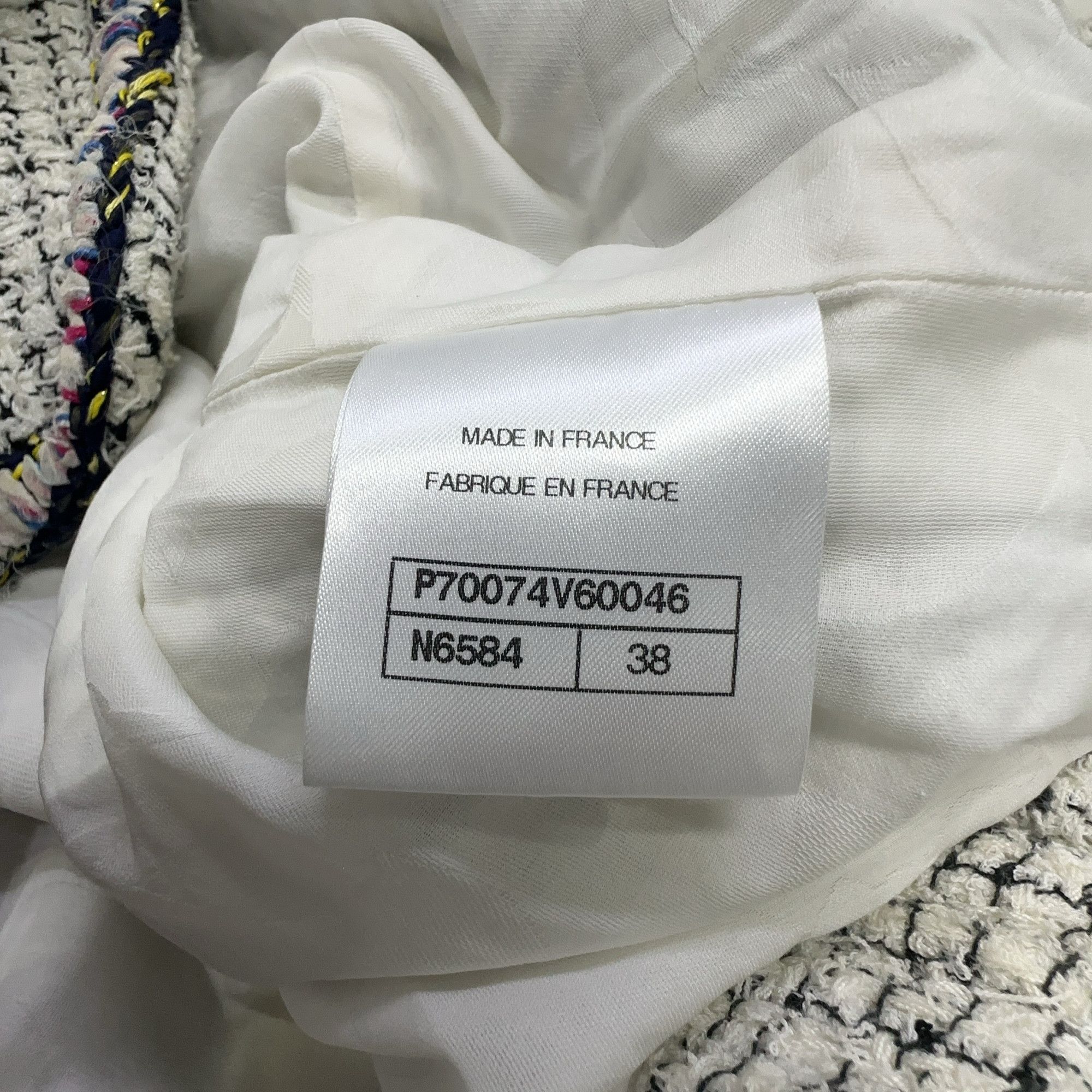 Chanel Chanel Check Tweed Jacket Size 38 Size S / US 4 / IT 40 - 4 Thumbnail