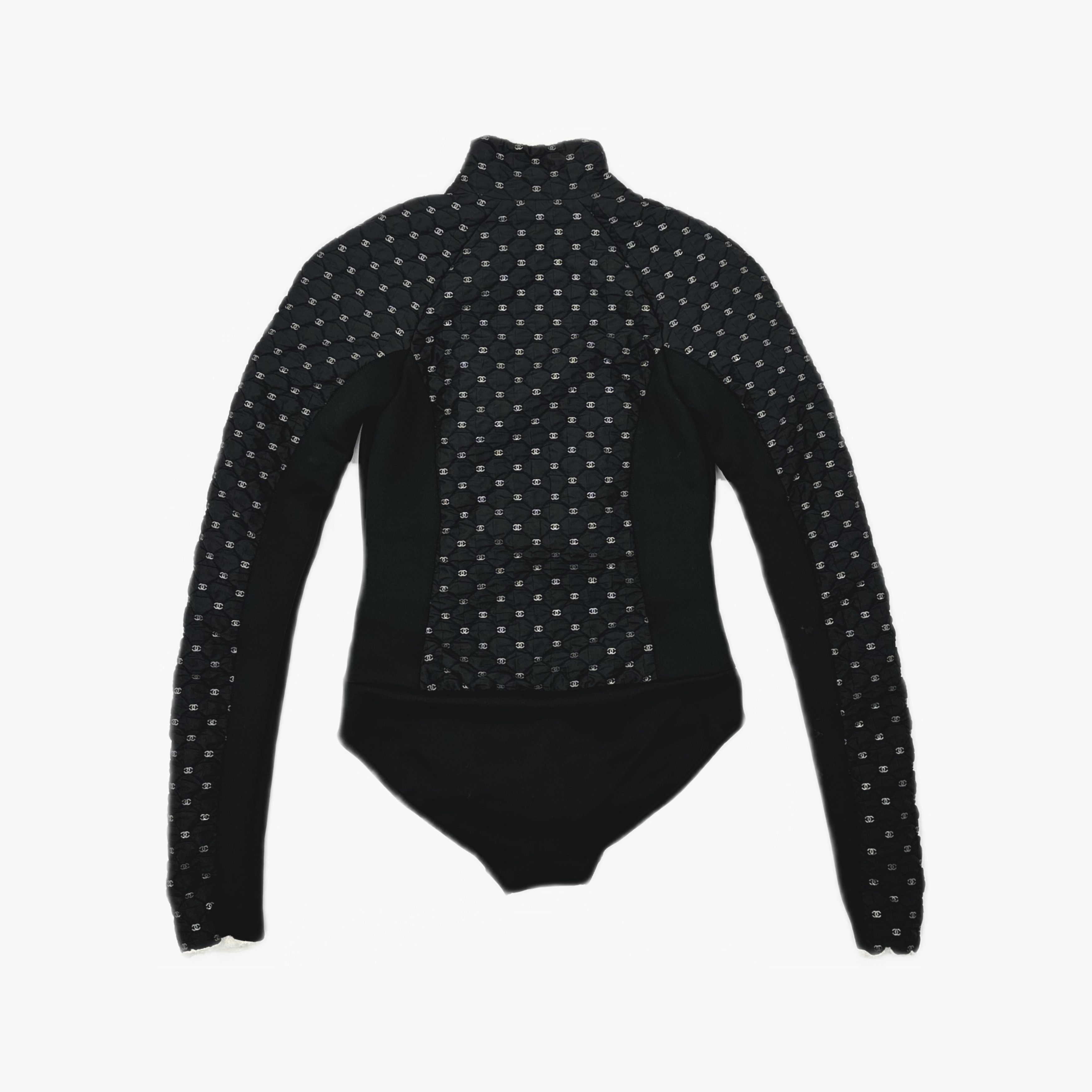 Chanel Chanel Logo Quilted Zip Bodysuit Size 36 Size XS / US 0-2 / IT 36-38 - 2 Thumbnail