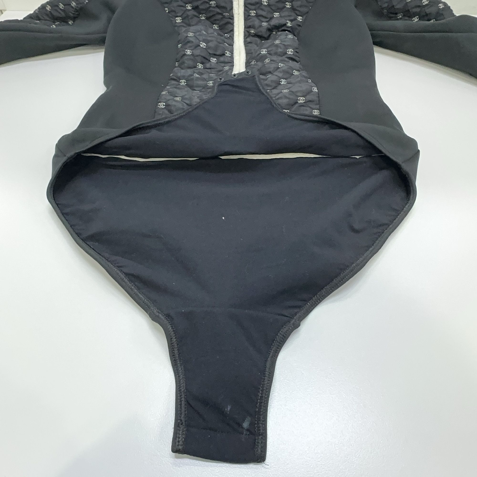 Chanel Chanel Logo Quilted Zip Bodysuit Size 36 Size XS / US 0-2 / IT 36-38 - 7 Thumbnail