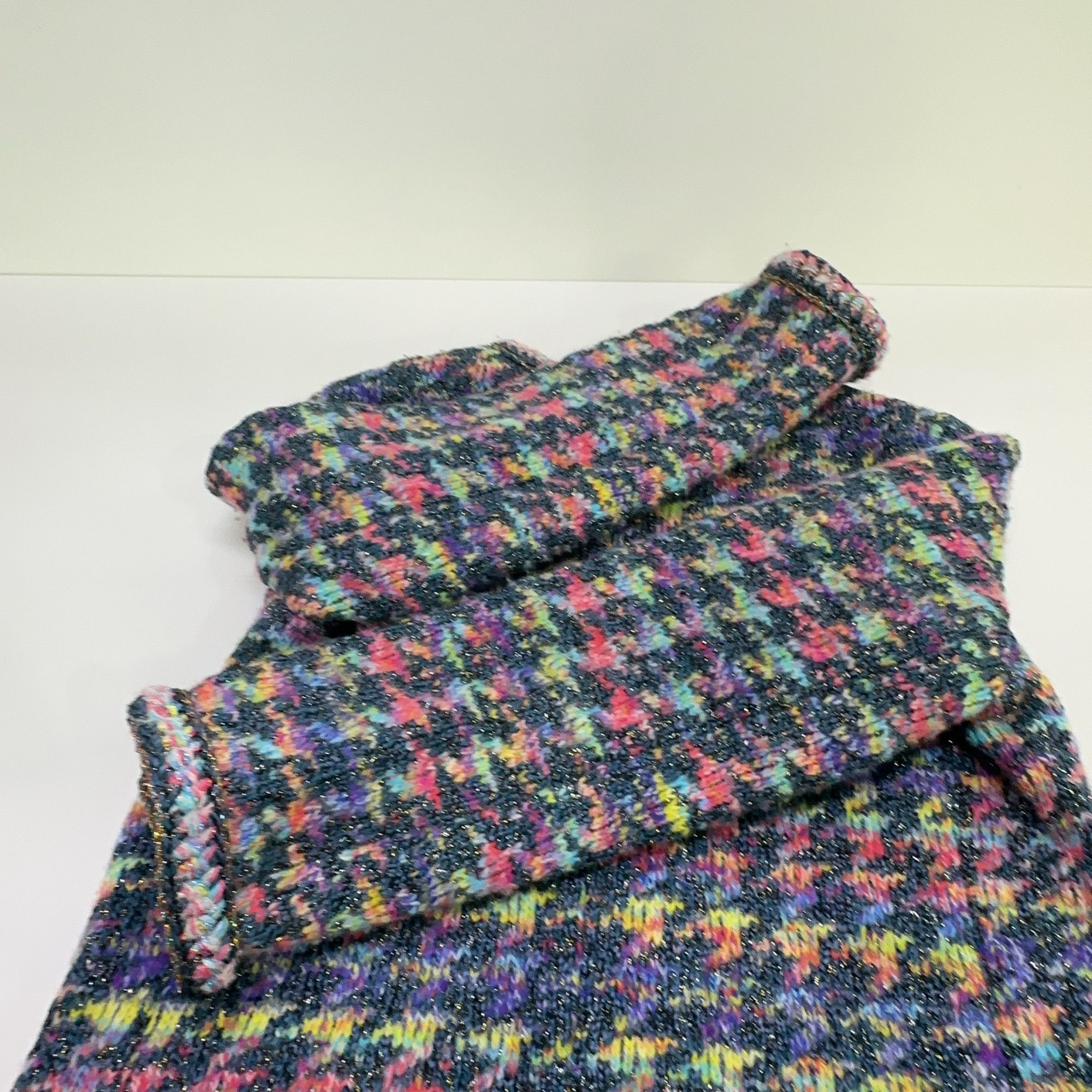 Chanel Chanel Multicolor Houndstooth Tweed Jacket Size 34 Size XS / US 0-2 / IT 36-38 - 12 Thumbnail