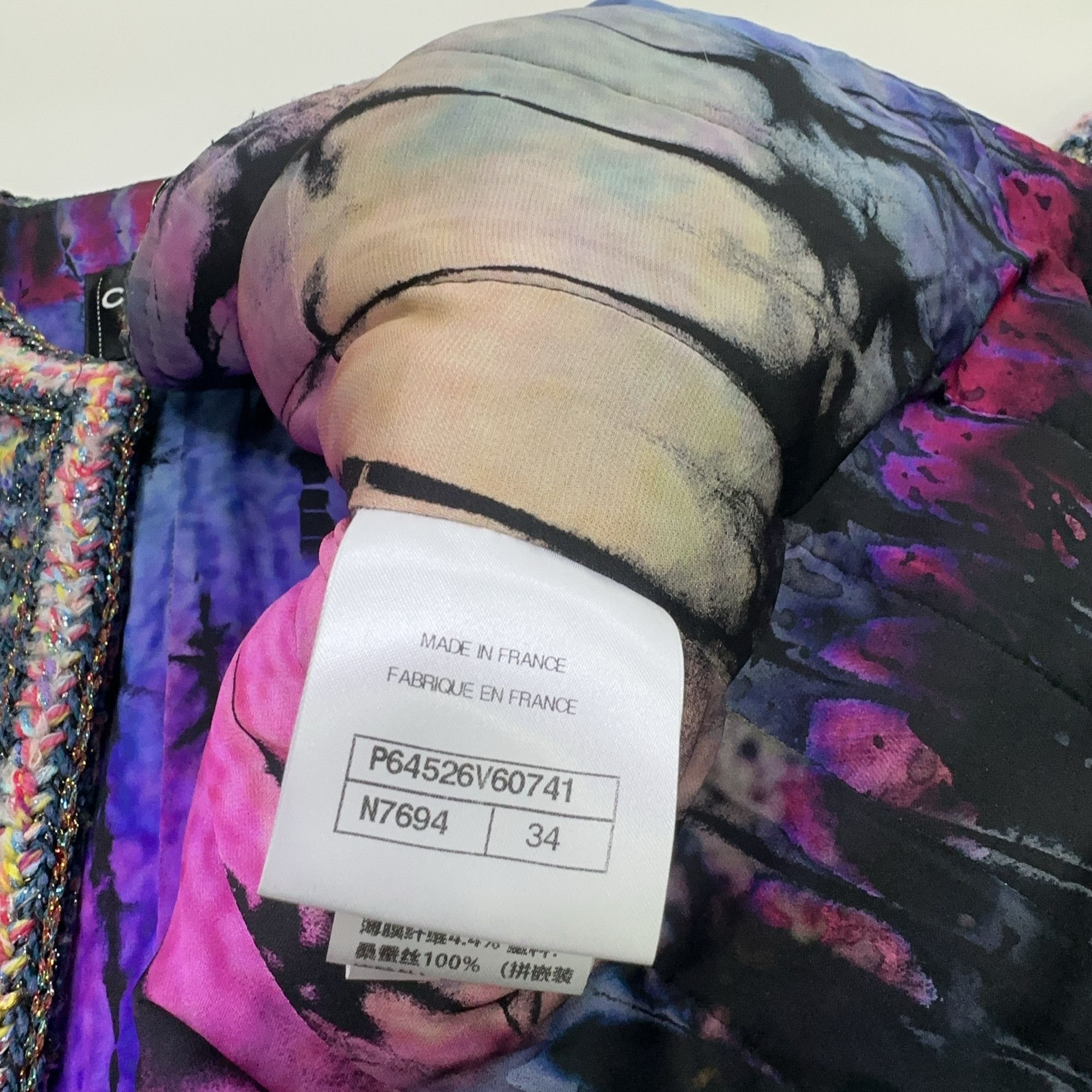 Chanel Chanel Multicolor Houndstooth Tweed Jacket Size 34 Size XS / US 0-2 / IT 36-38 - 4 Thumbnail