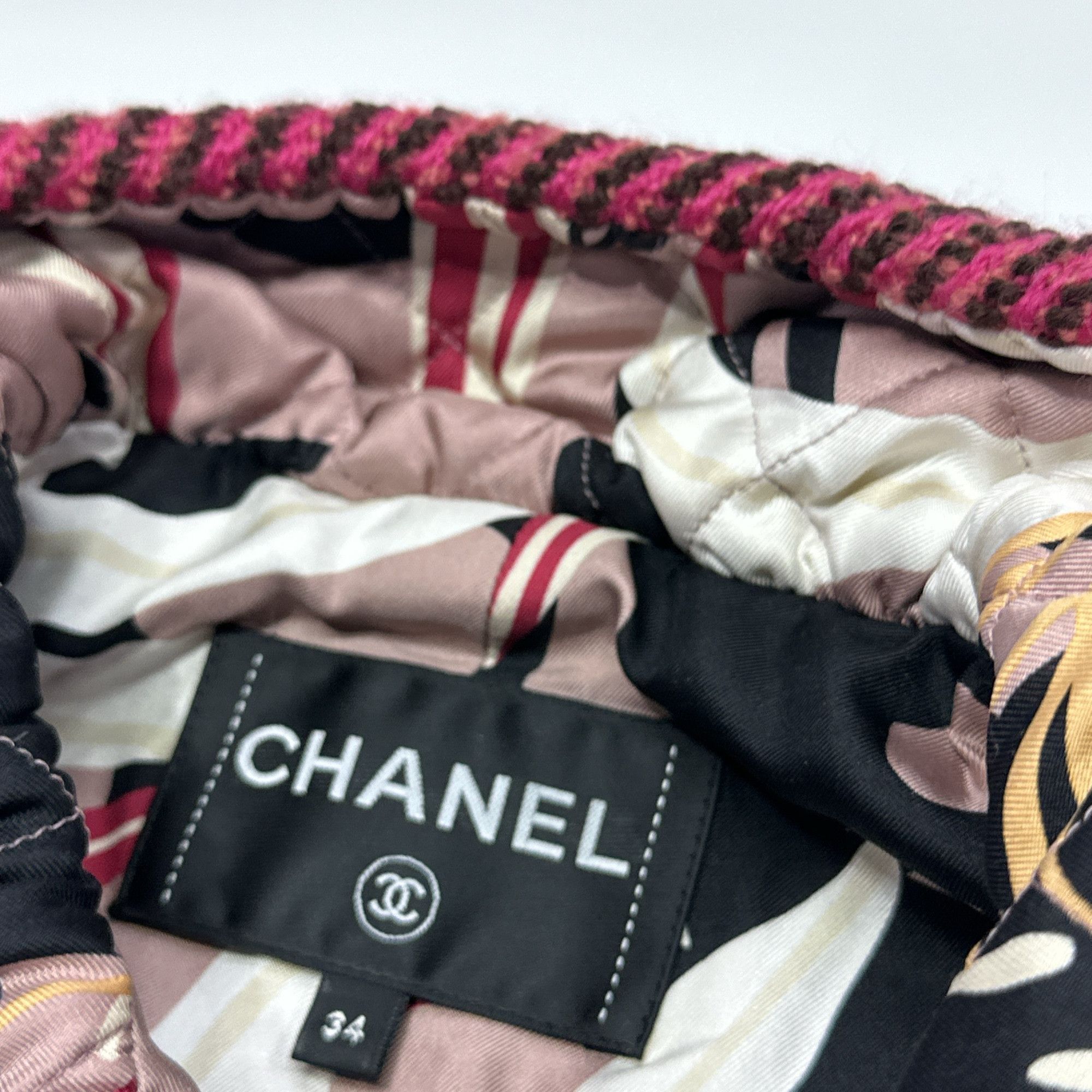 Chanel Chanel Striped Wool Coat Size 34 Size XS / US 0-2 / IT 36-38 - 4 Thumbnail