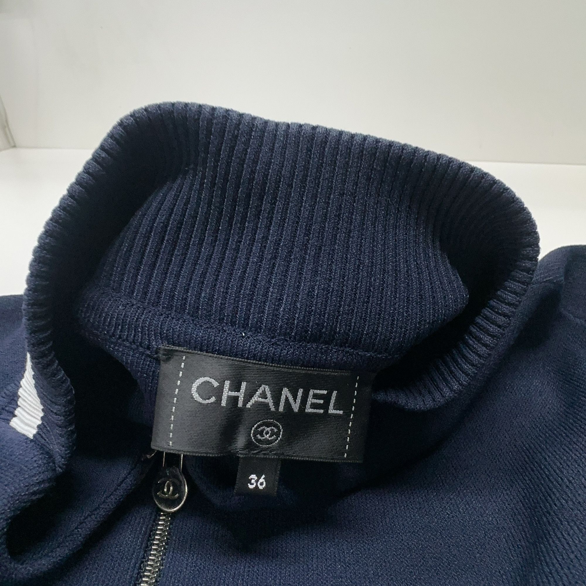 Chanel Chanel Zip-Up Sweater Size 36 Size XS / US 0-2 / IT 36-38 - 3 Thumbnail