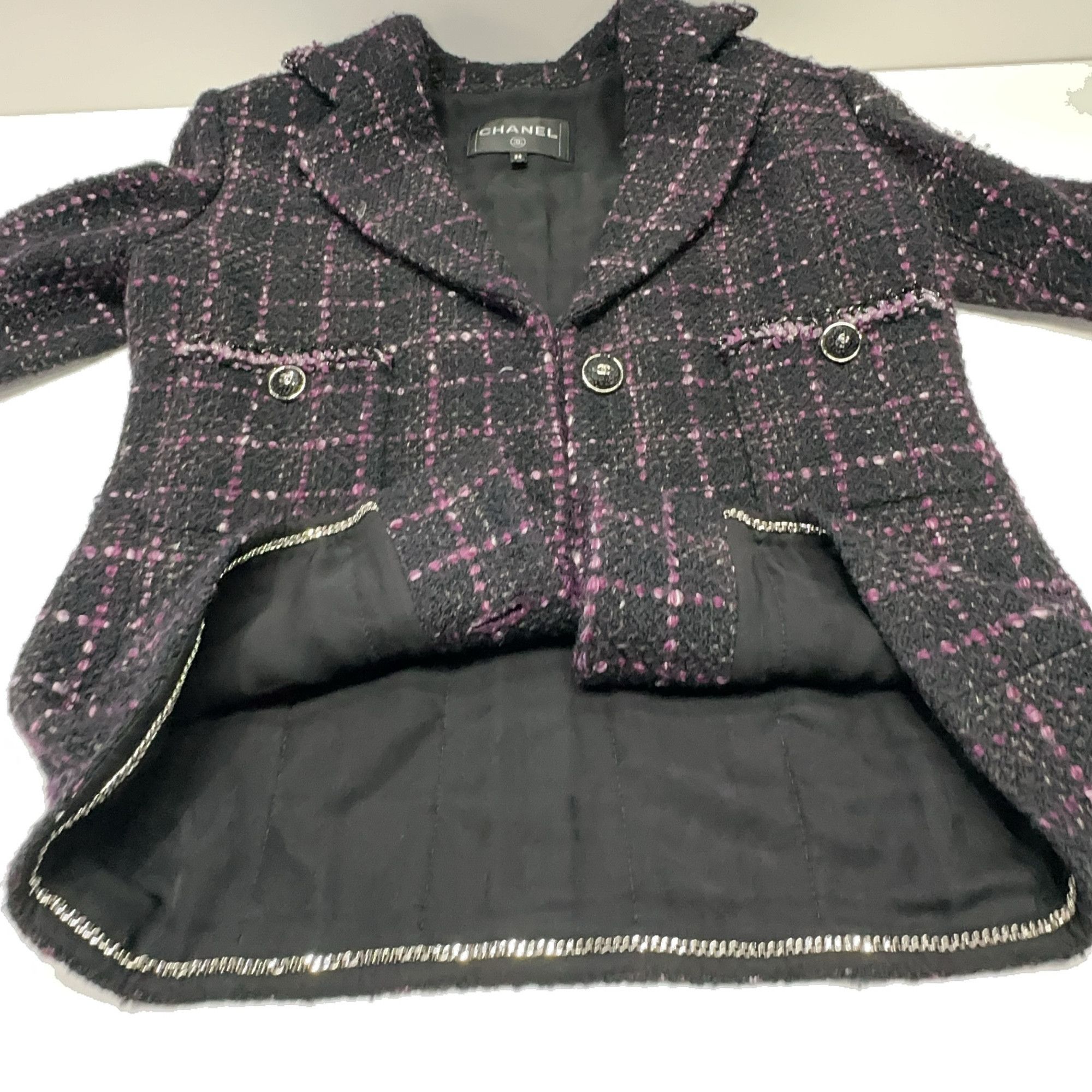 Chanel Chanel Tweed Blazer Jacket Size 34 Size XS / US 0-2 / IT 36-38 - 7 Thumbnail