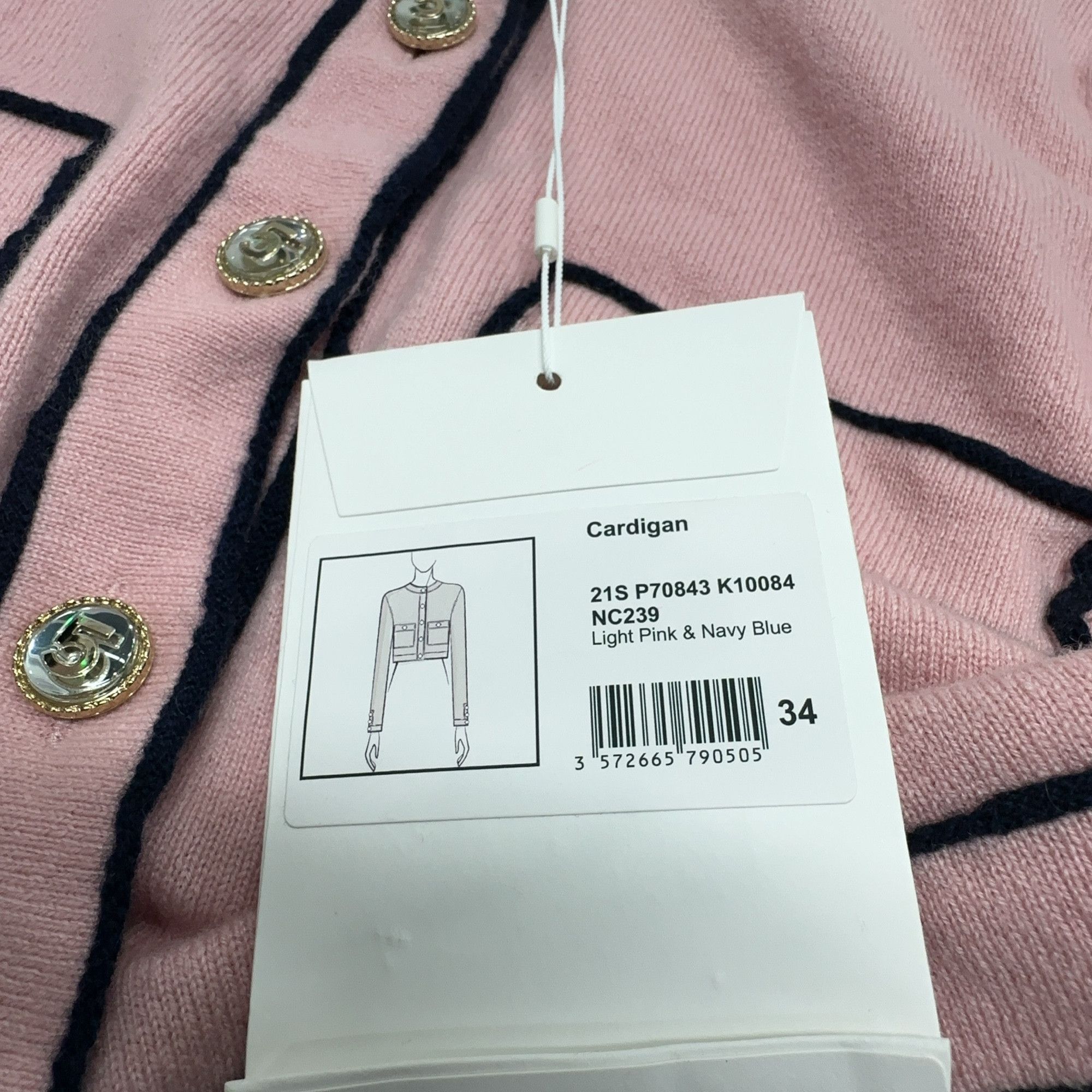 Chanel Chanel Contrast Trim Cardigan Size 34 Size XS / US 0-2 / IT 36-38 - 4 Thumbnail