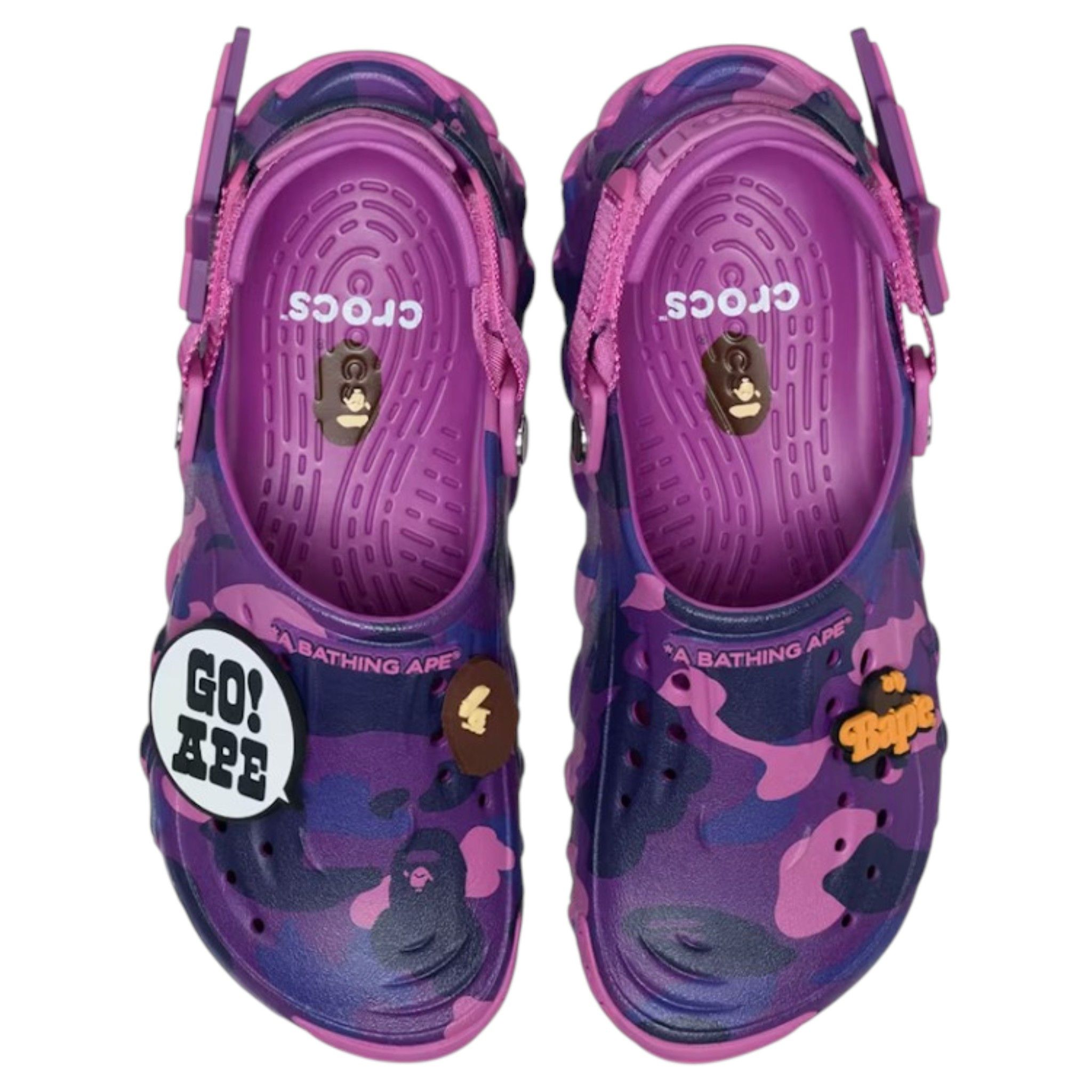 Crocs x Bape Echo RO Clog Grapeberry Purple Camo Size US 11 / EU 44 - 2 Thumbnail