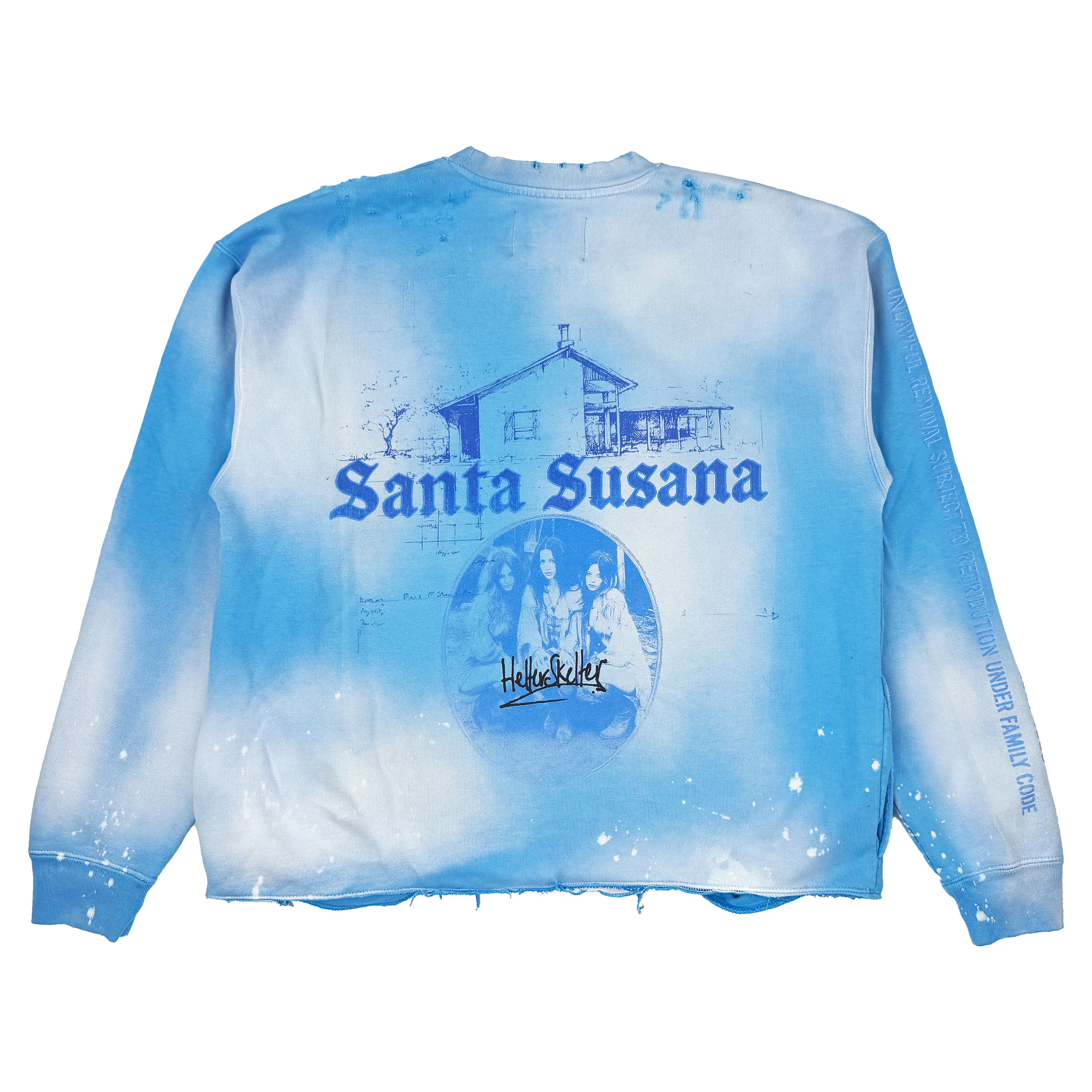 YVX YVX Workshop East Broadway Crewneck Blue Size US L / EU 52-54 / 3 - 2 Thumbnail