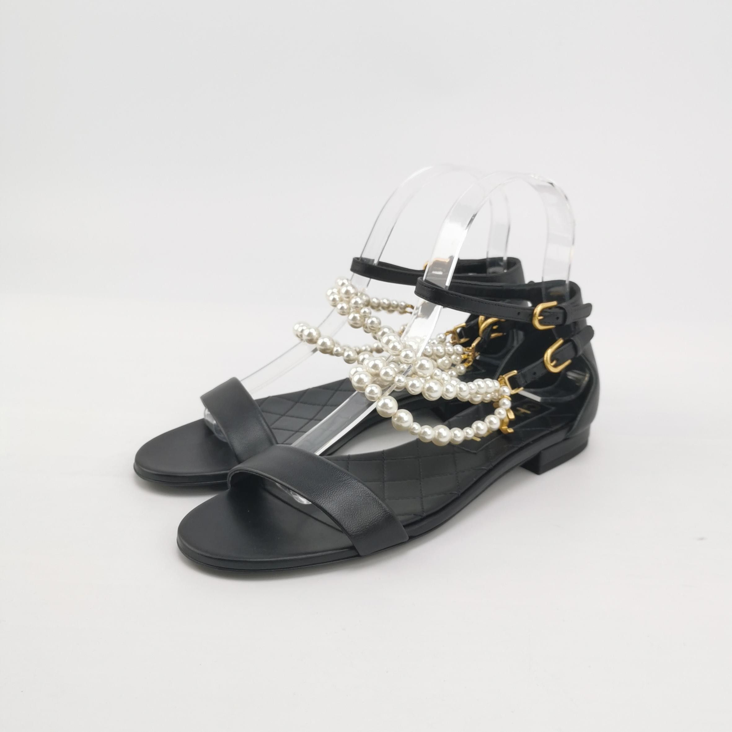 Chanel Chanel Women 7-5 Sandals Size US 7.5 / IT 37.5 - 2 Thumbnail