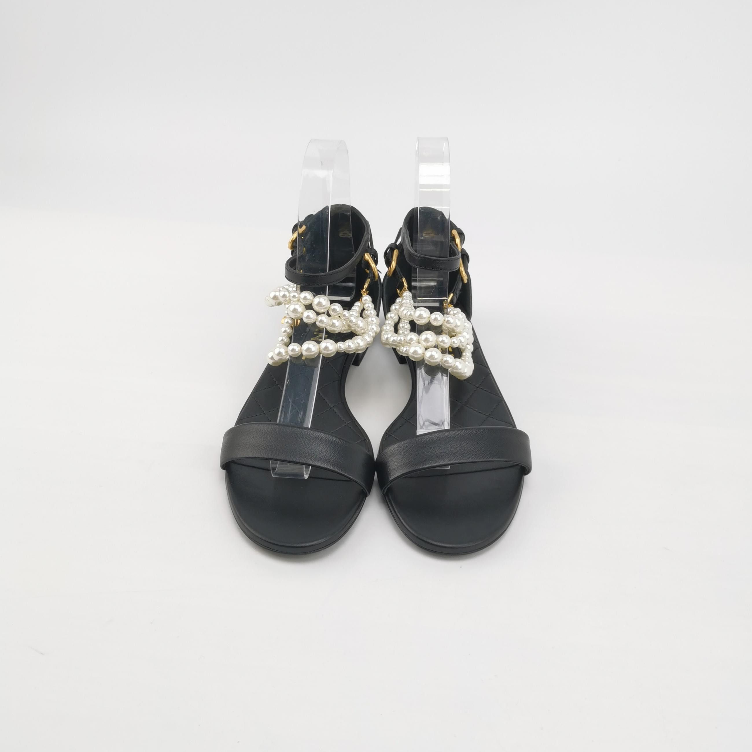 Chanel Chanel Women 7-5 Sandals Size US 7.5 / IT 37.5 - 3 Thumbnail