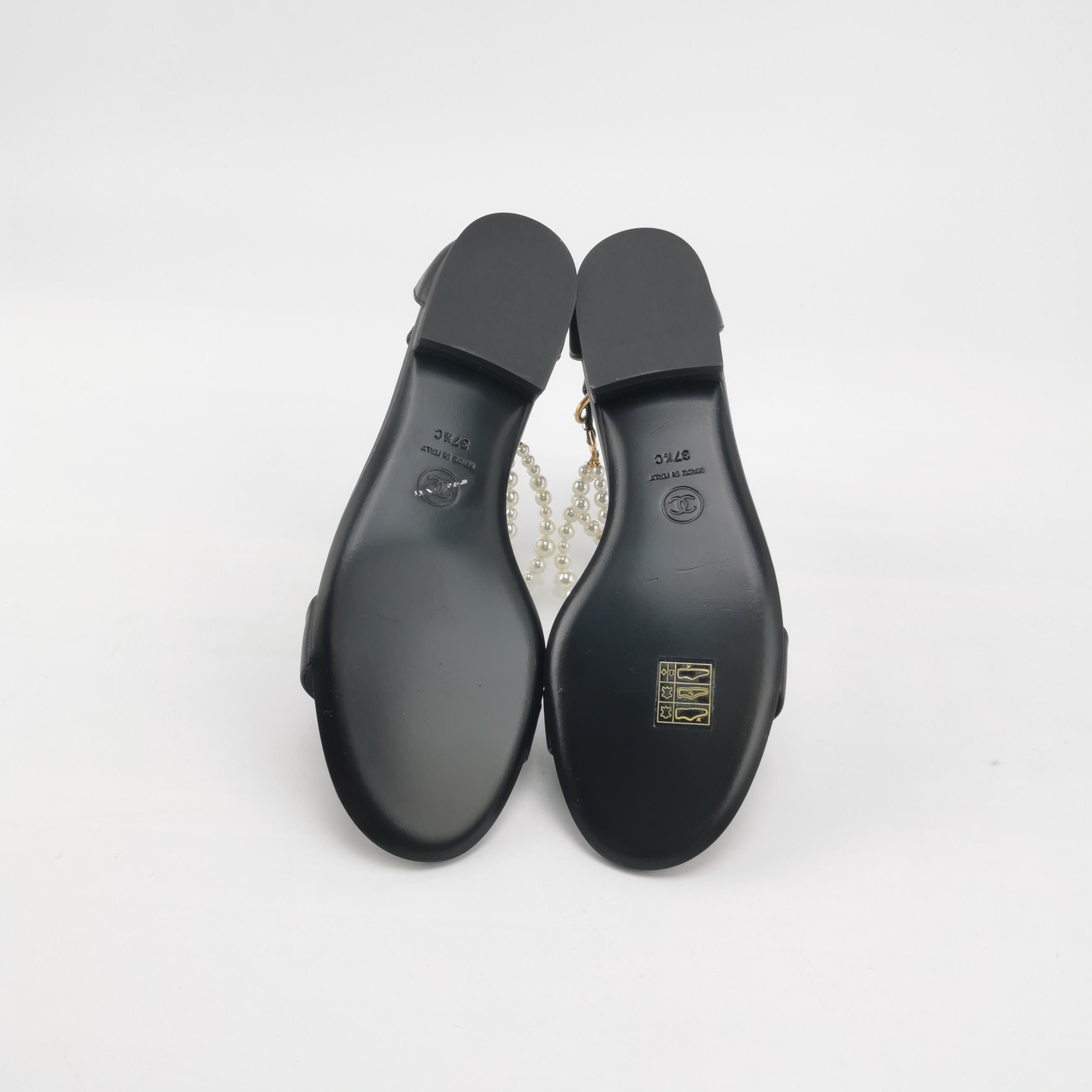Chanel Chanel Women 7-5 Sandals Size US 7.5 / IT 37.5 - 5 Thumbnail