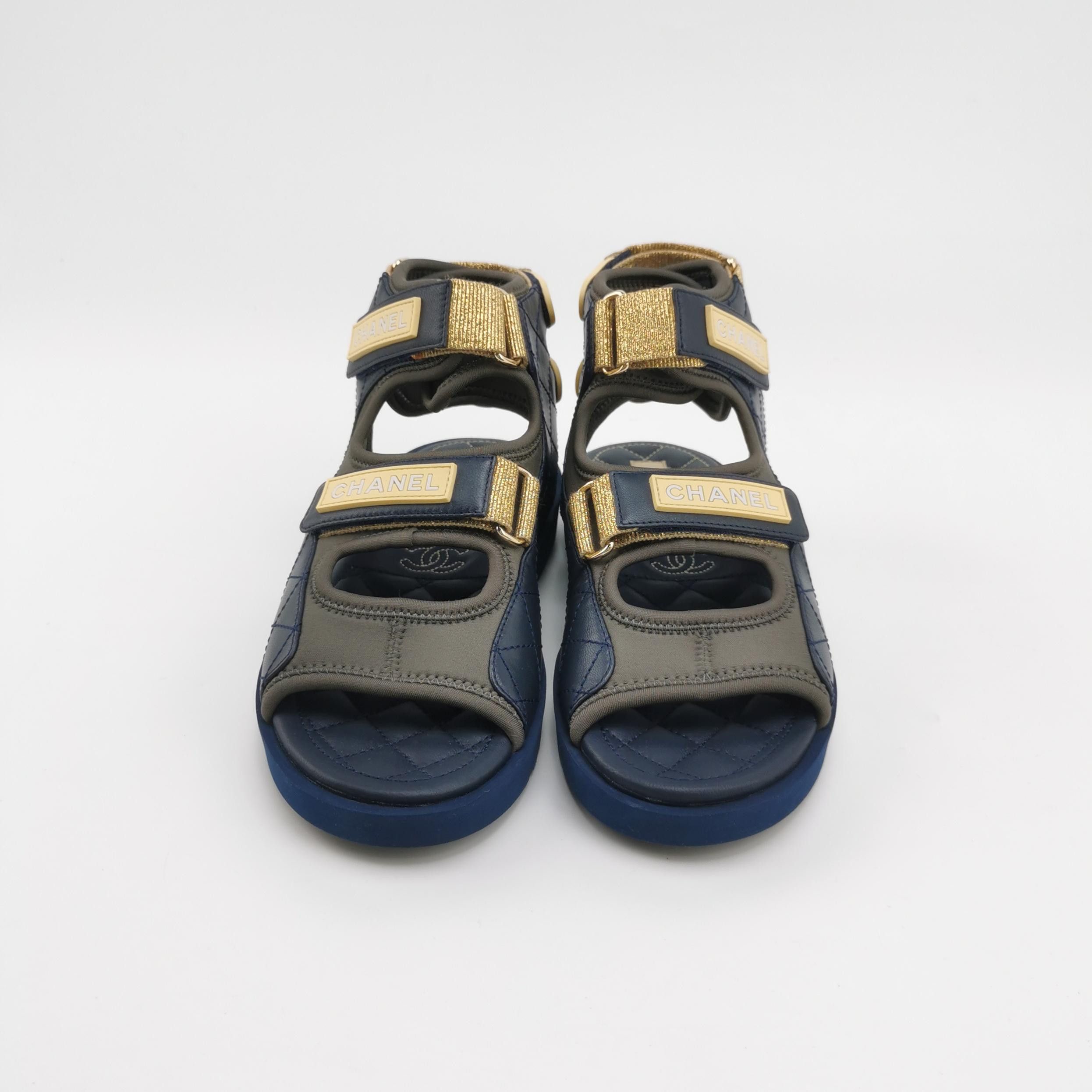 Chanel Chanel Women 5-5 Sandals Size US 5.5 / IT 35.5 - 3 Thumbnail