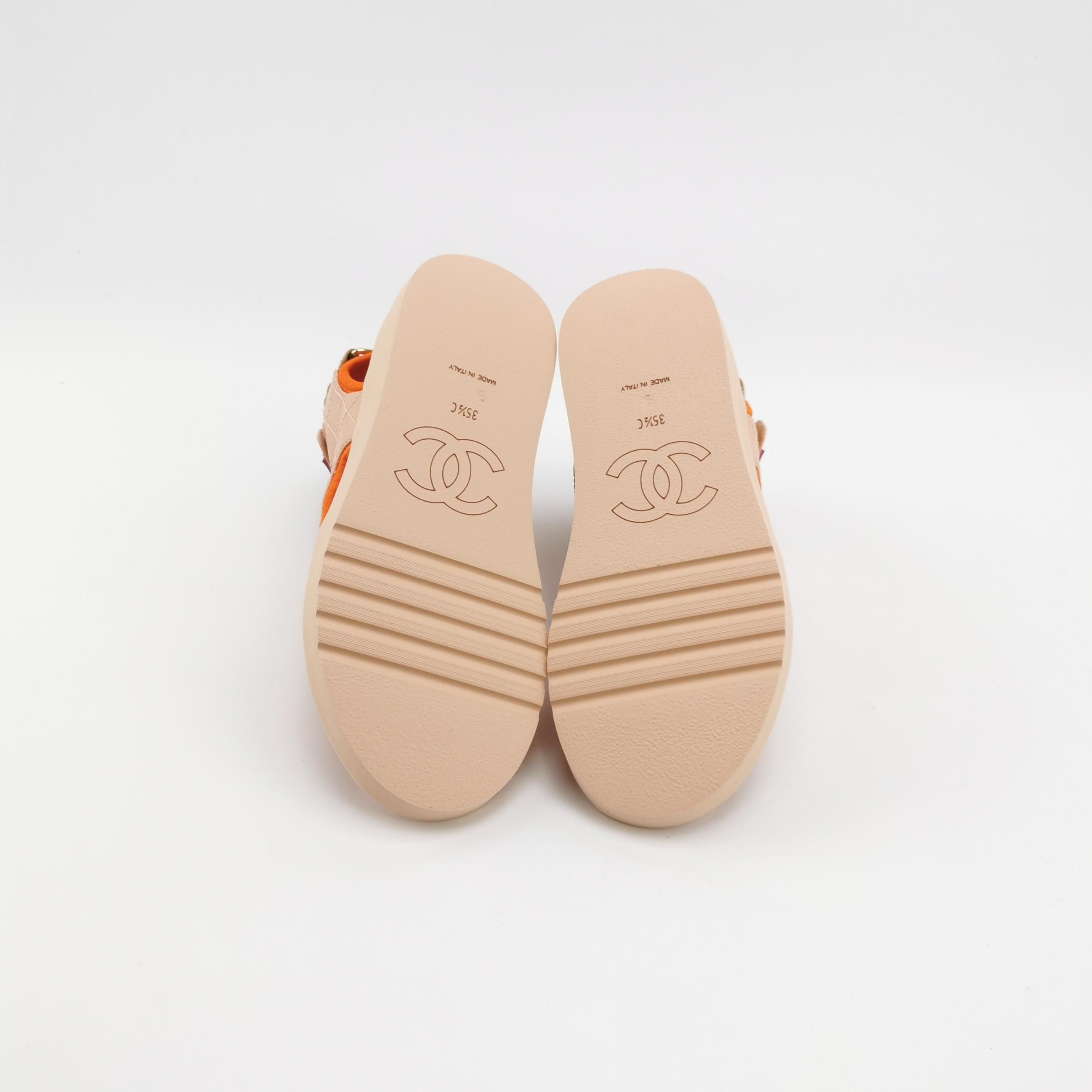 Chanel Chanel Women 5-5 Sandals Size US 5.5 / IT 35.5 - 5 Thumbnail
