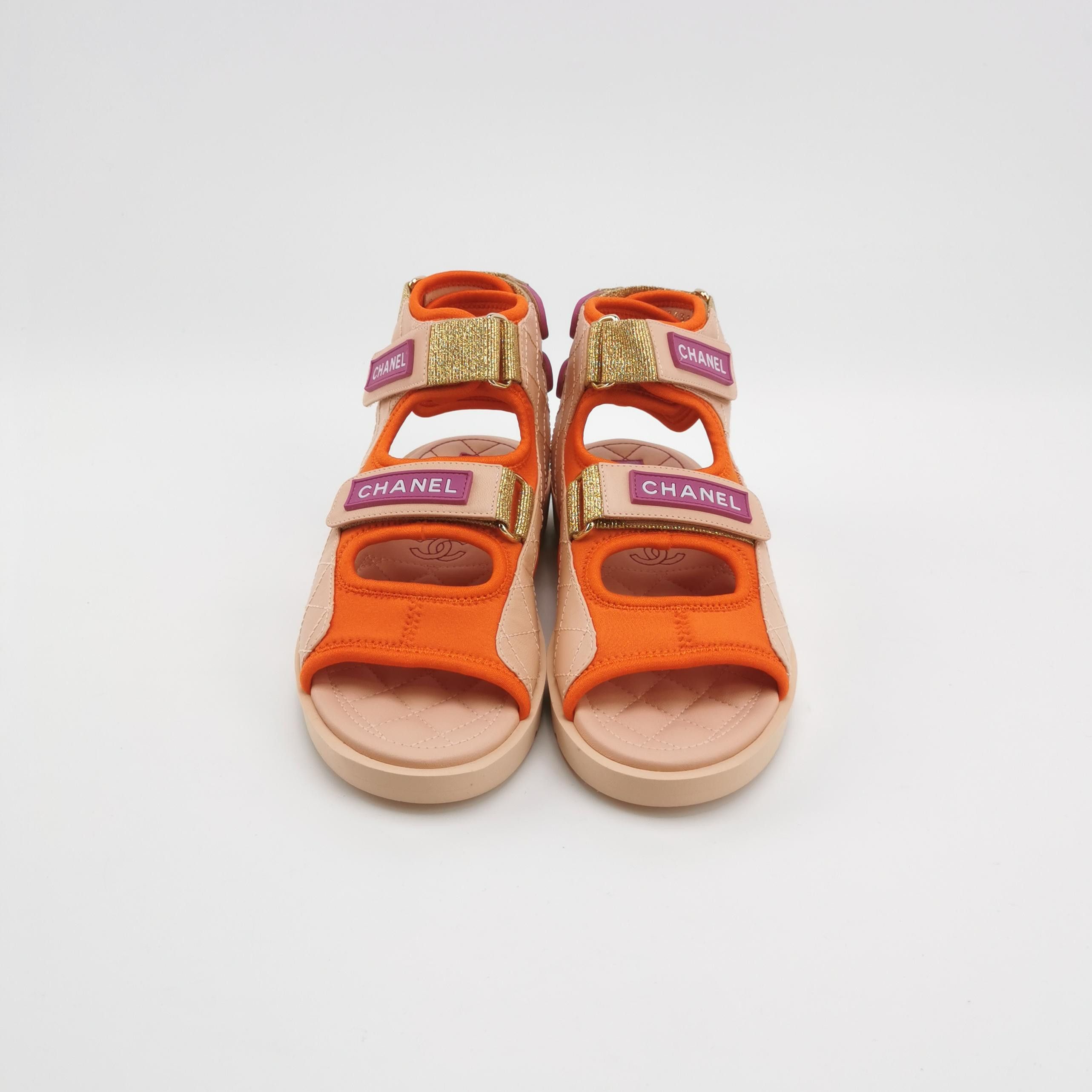 Chanel Chanel Women 5-5 Sandals Size US 5.5 / IT 35.5 - 3 Thumbnail