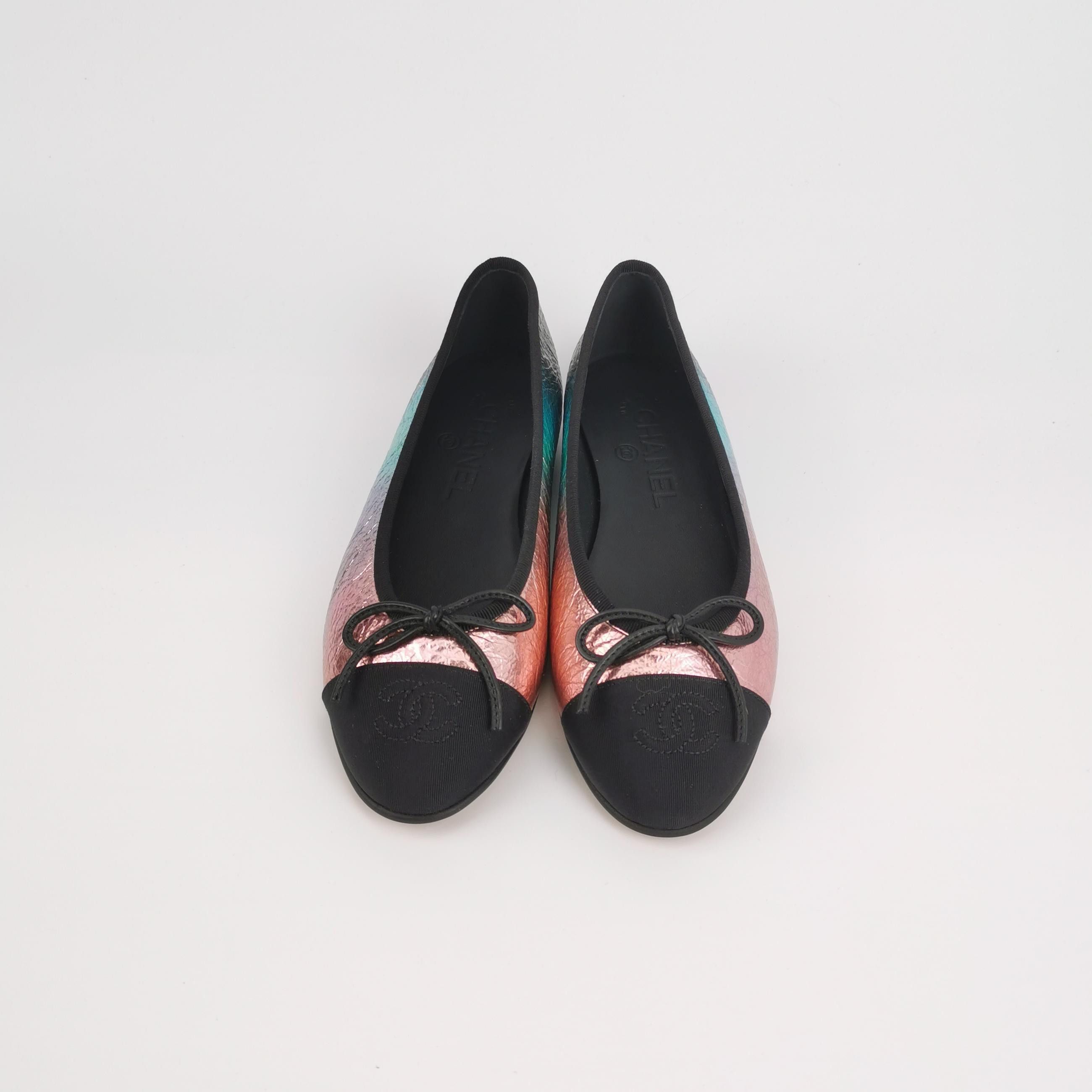 Chanel Chanel Women 5-5 Flats Size US 5.5 / IT 35.5 - 3 Thumbnail