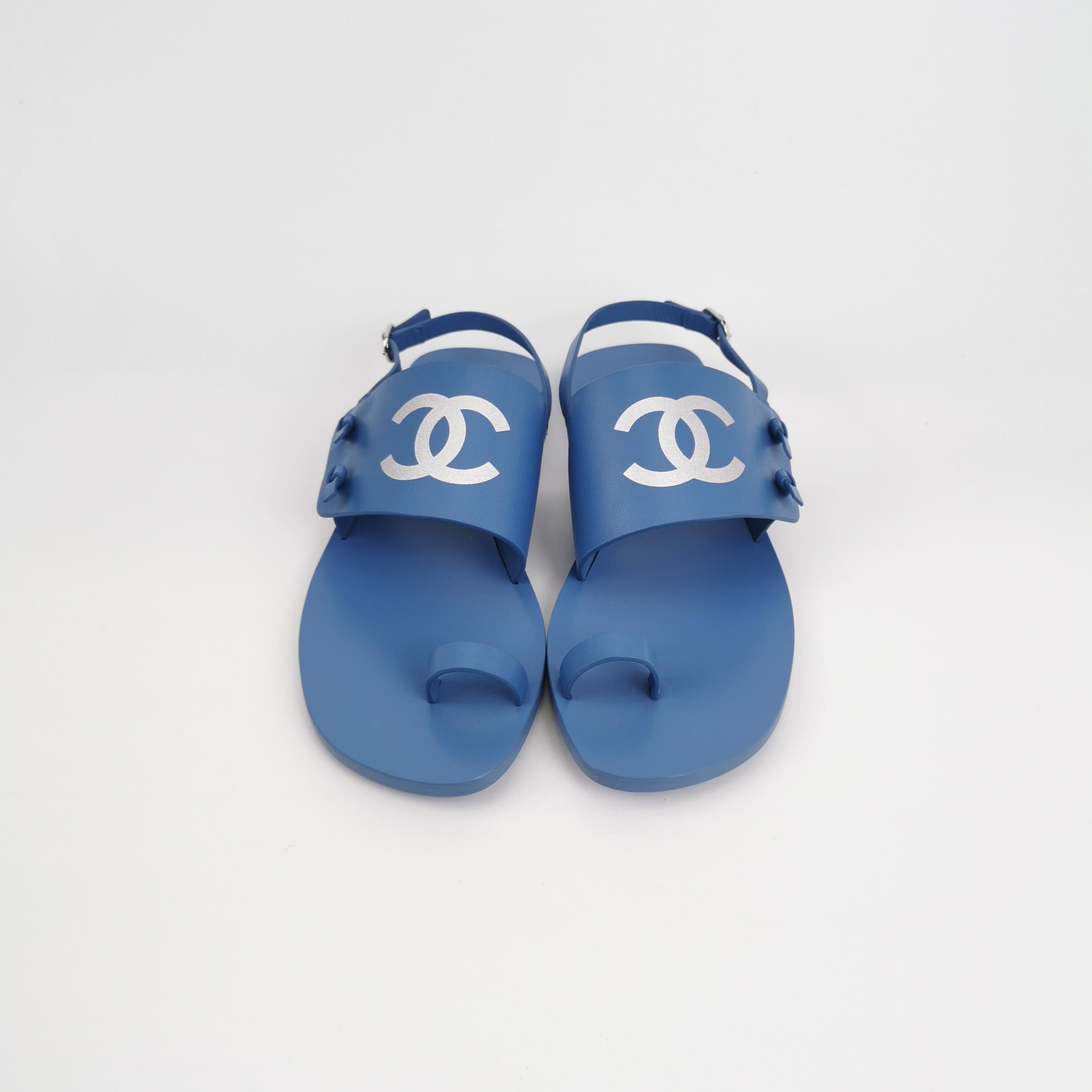 Chanel Chanel Women 7-5 Sandals Size US 7.5 / IT 37.5 - 3 Thumbnail