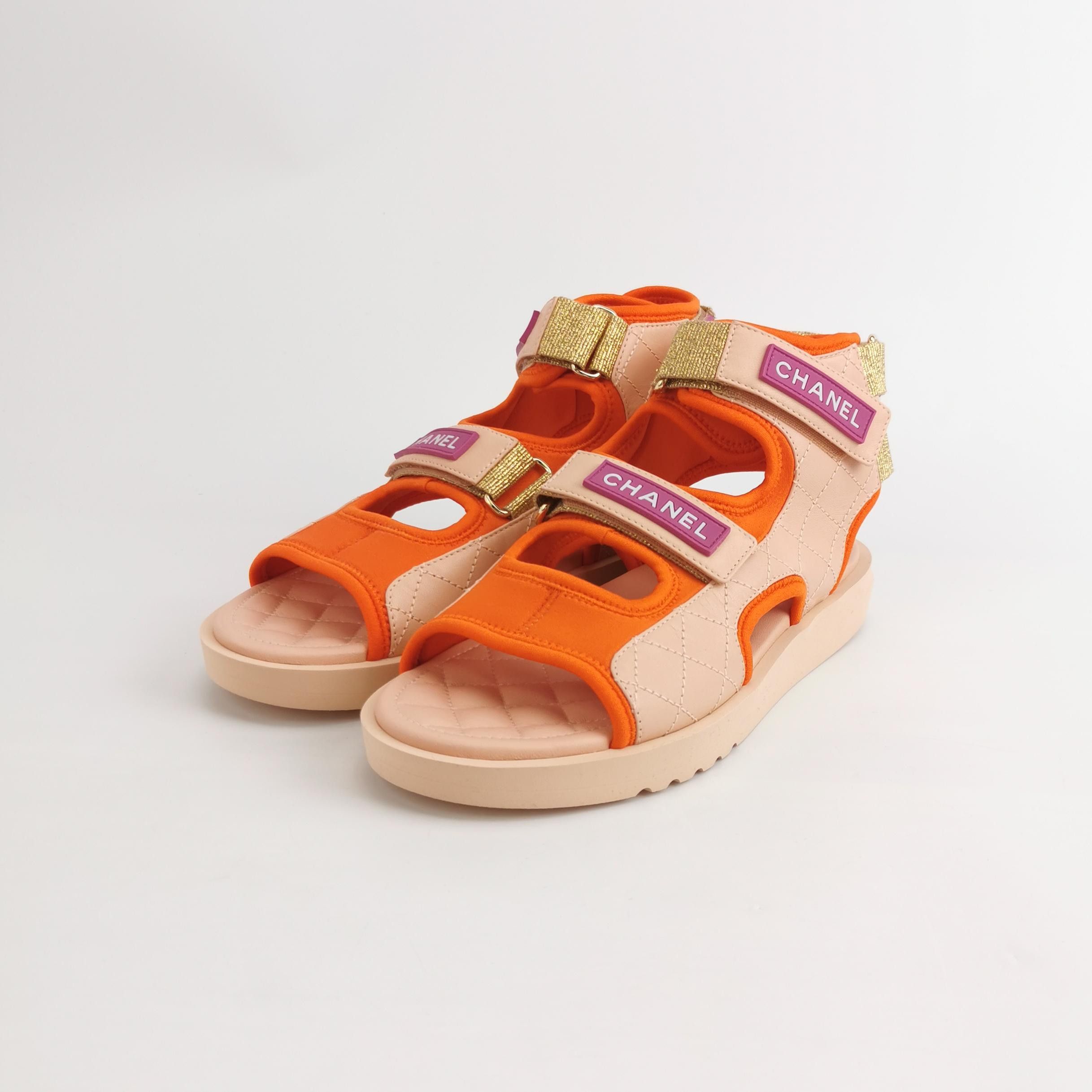 Chanel Chanel Women 7-5 Sandals Size US 7.5 / IT 37.5 - 2 Thumbnail