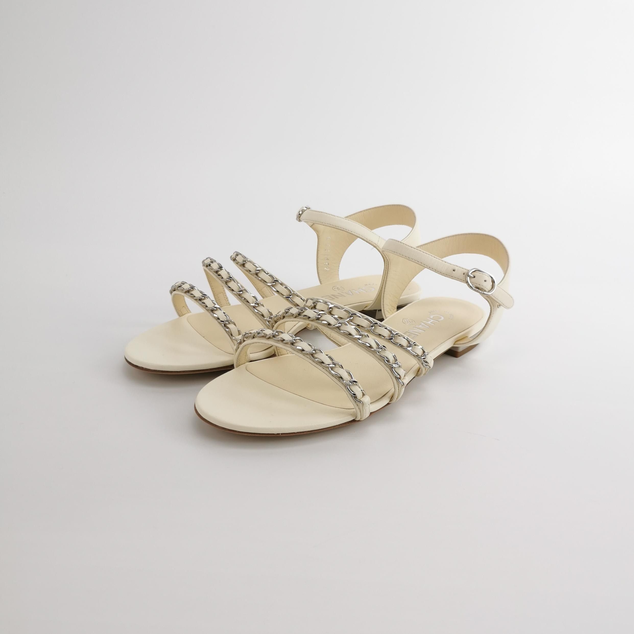Chanel Chanel Women 8-5 Sandals Size US 8.5 / IT 38.5 - 2 Thumbnail