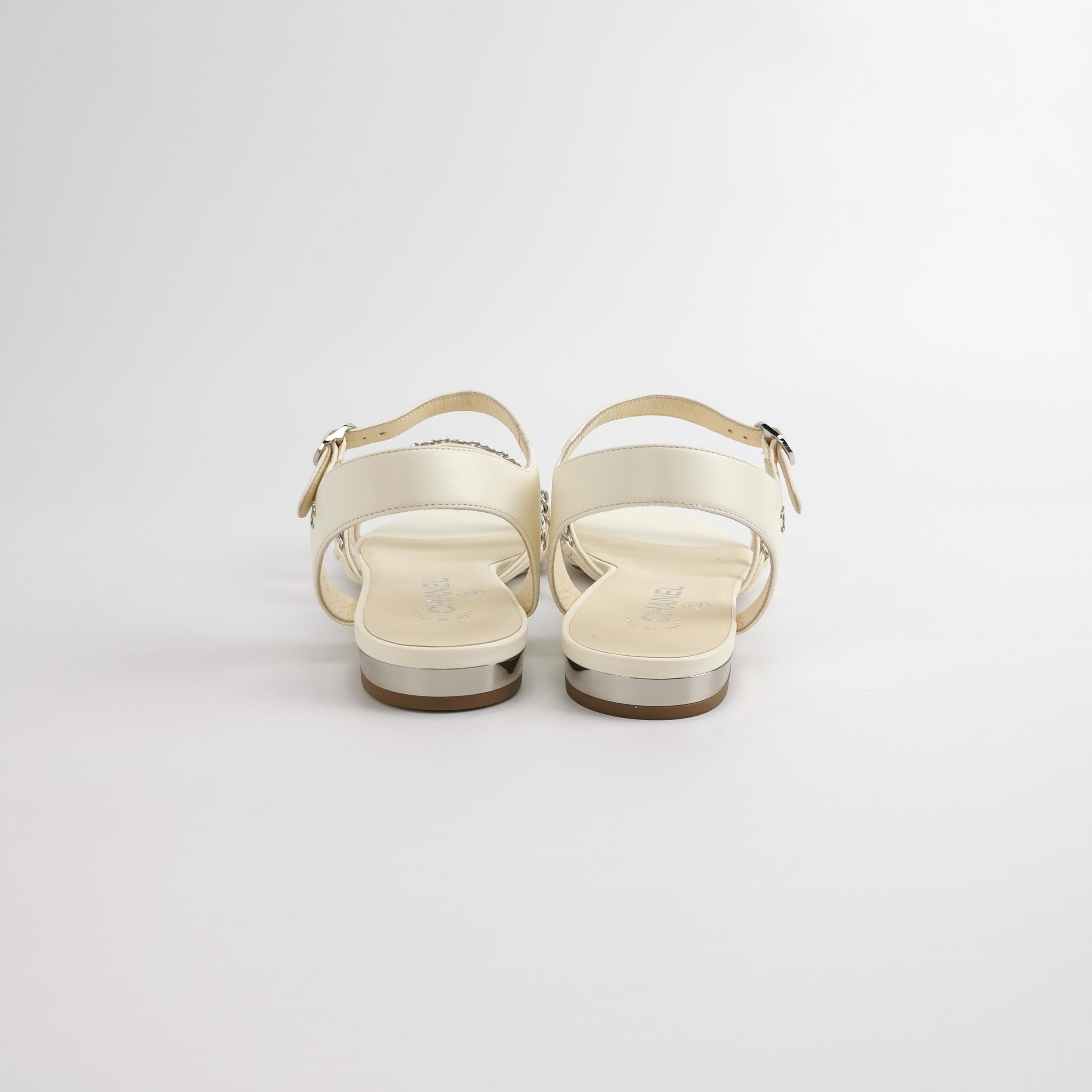 Chanel Chanel Women 8-5 Sandals Size US 8.5 / IT 38.5 - 4 Thumbnail