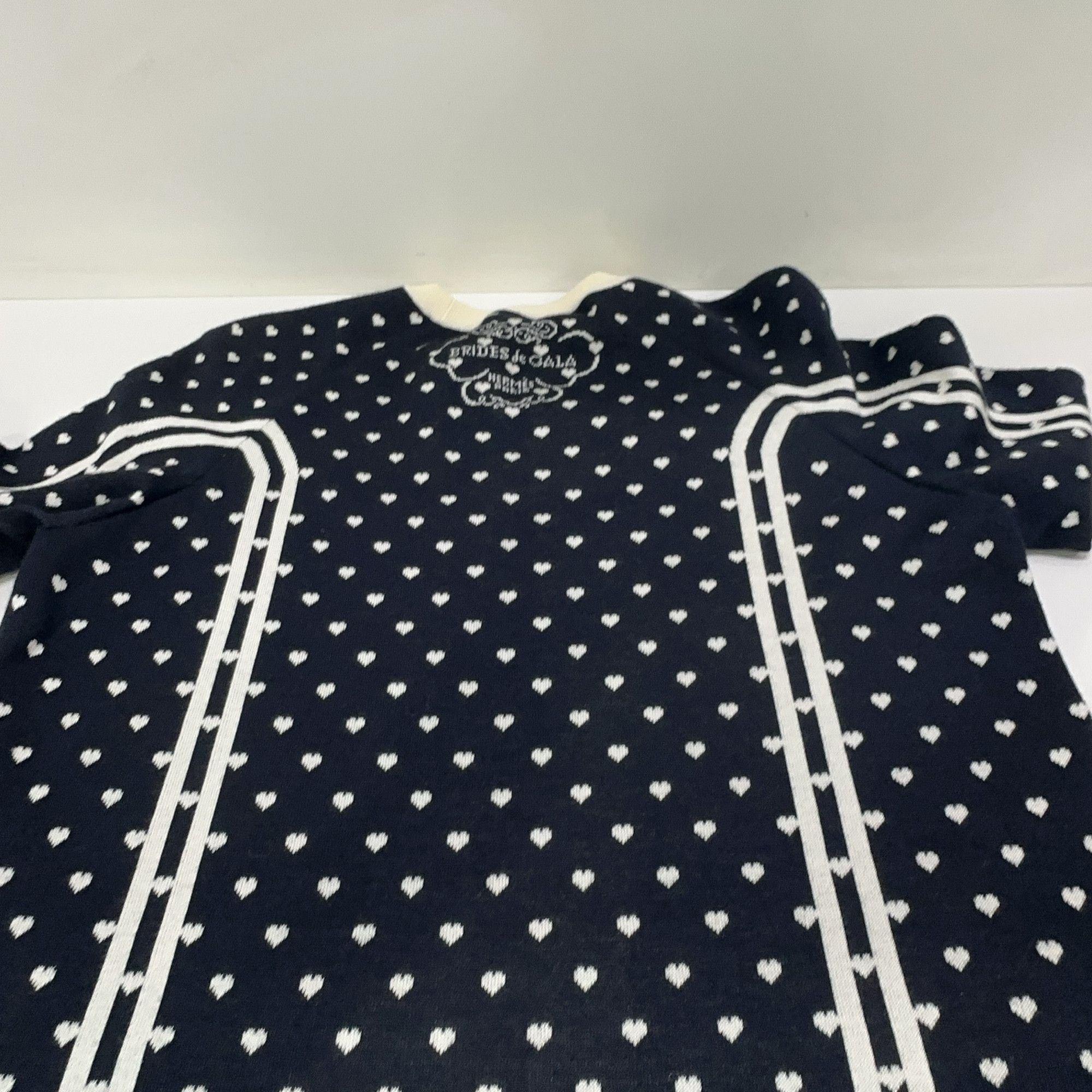 Hermes Hermès Brides de Gala Heart Print Knit Midi Dress 38 Size XS / US 0-2 / IT 36-38 - 11 Thumbnail