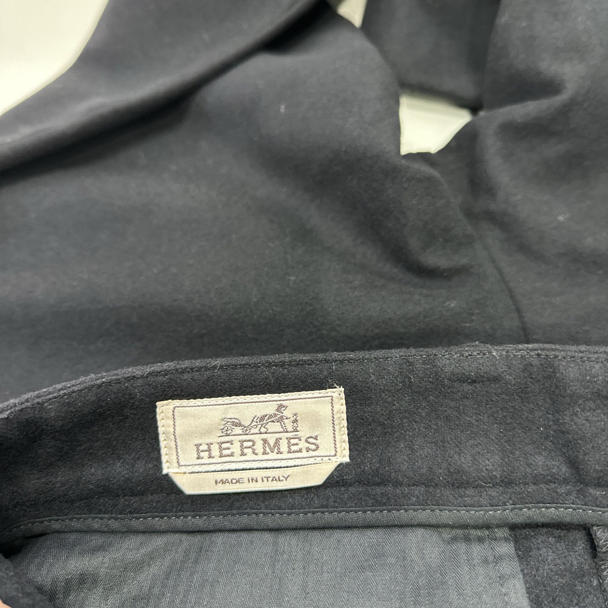 Hermes Hermès Wool Trousers US 33 Size 34R - 3 Thumbnail