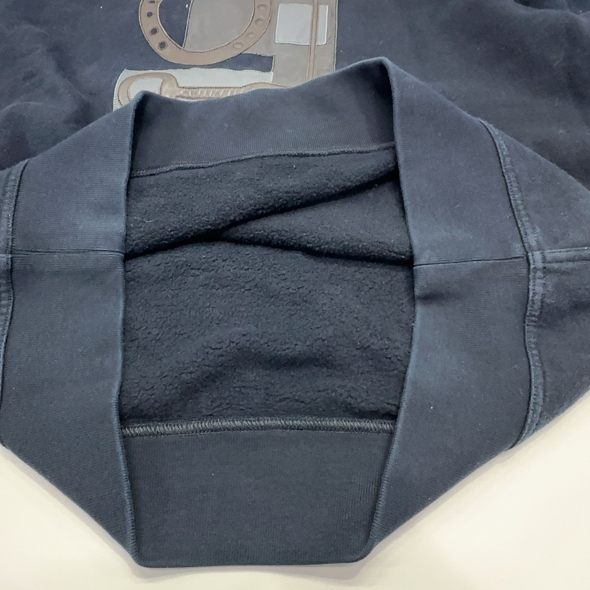 Hermes Hermès Leather Patch Sweatshirt Size M Size US M / EU 48-50 / 2 - 7 Thumbnail